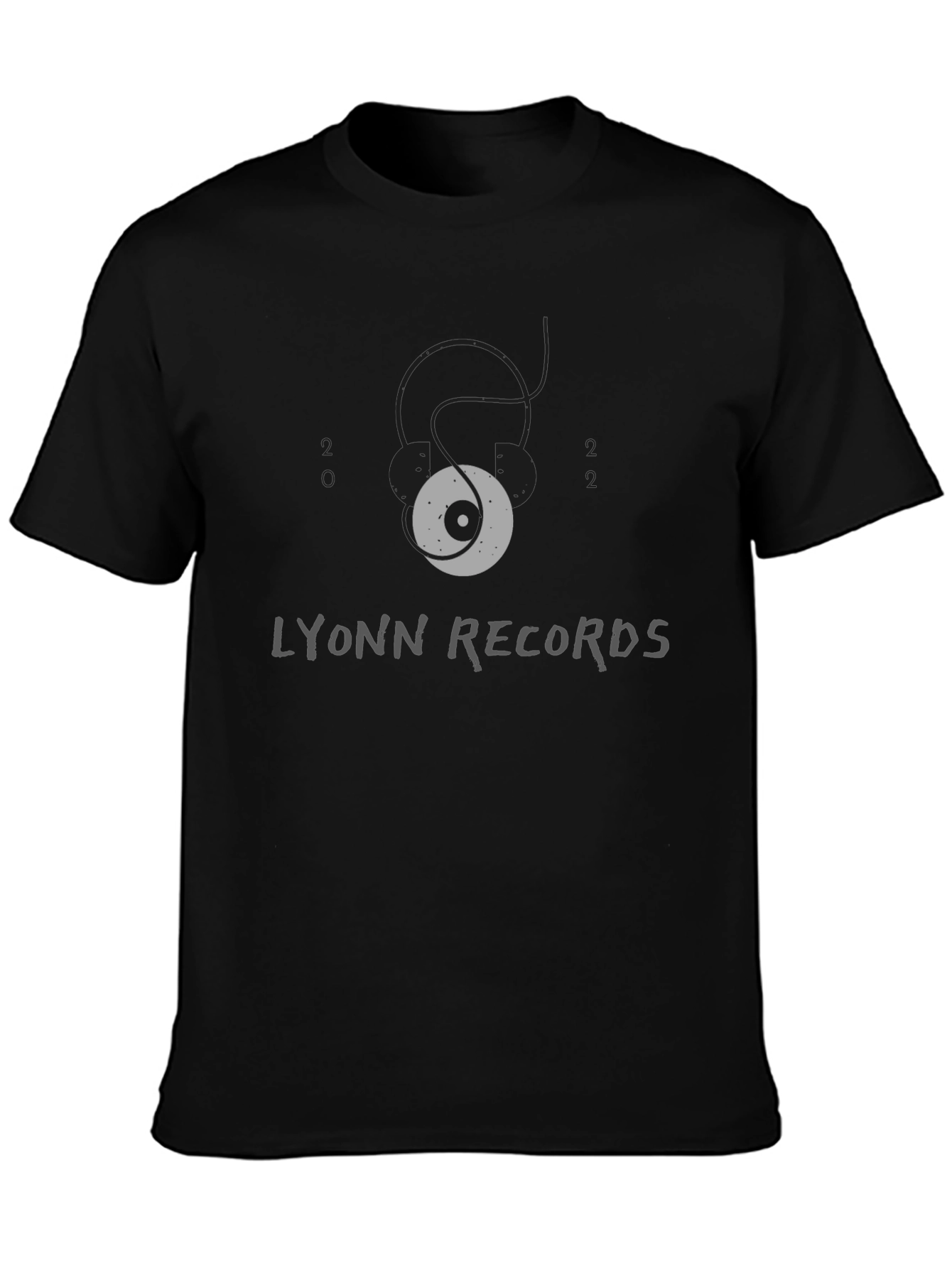 Lyonn Records Graphic Print Black T-Shirt