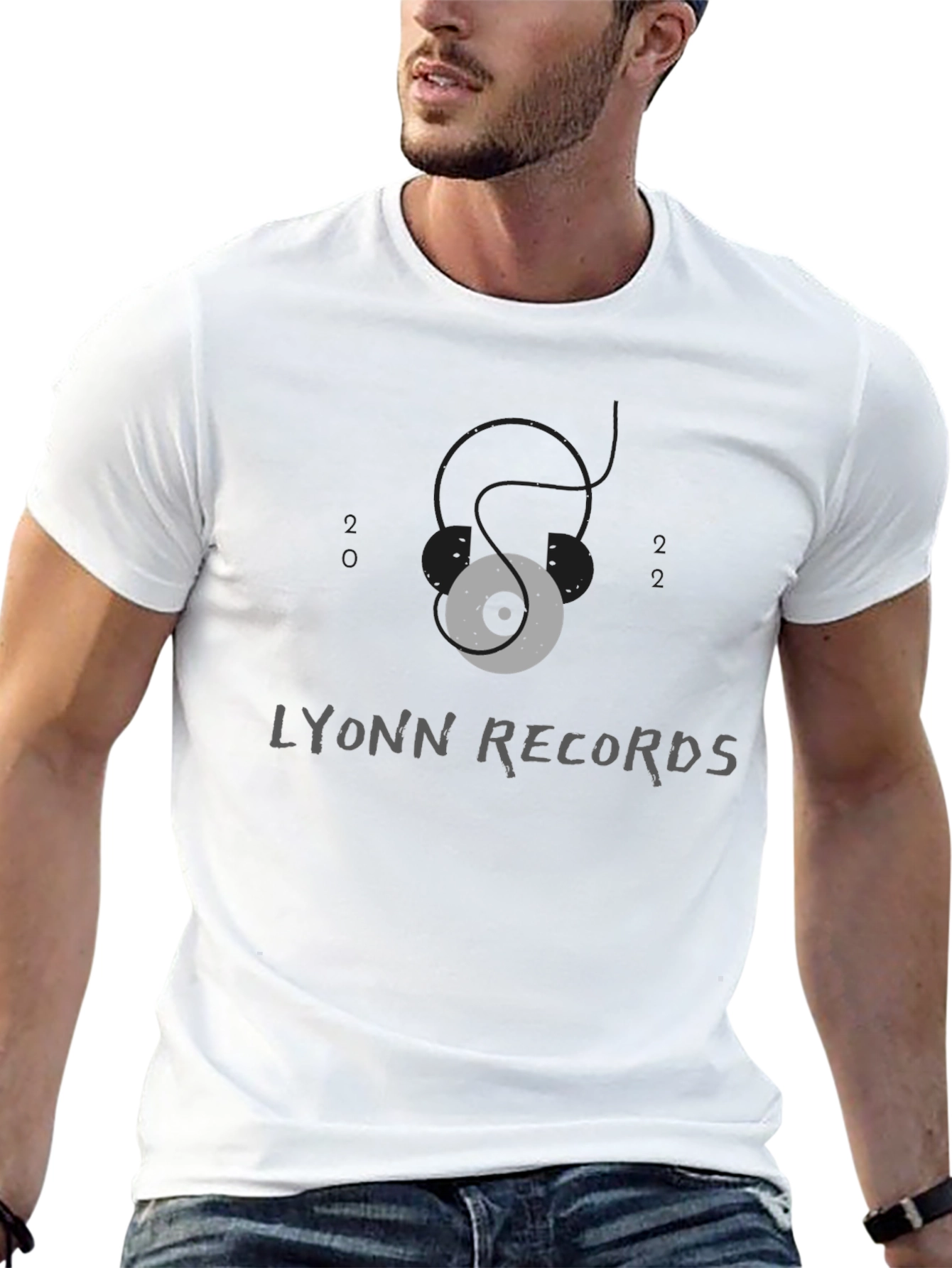 Lyonn Records Graphic Print Black T-Shirt