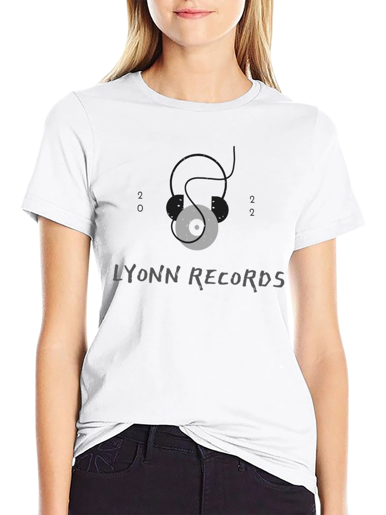 Lyonn Records Graphic Print Black T-Shirt