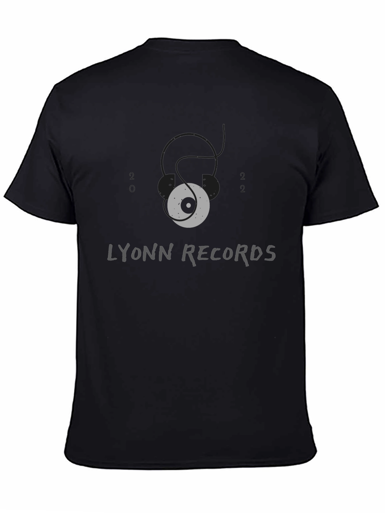 Lyonn Records Graphic Print Black T-Shirt