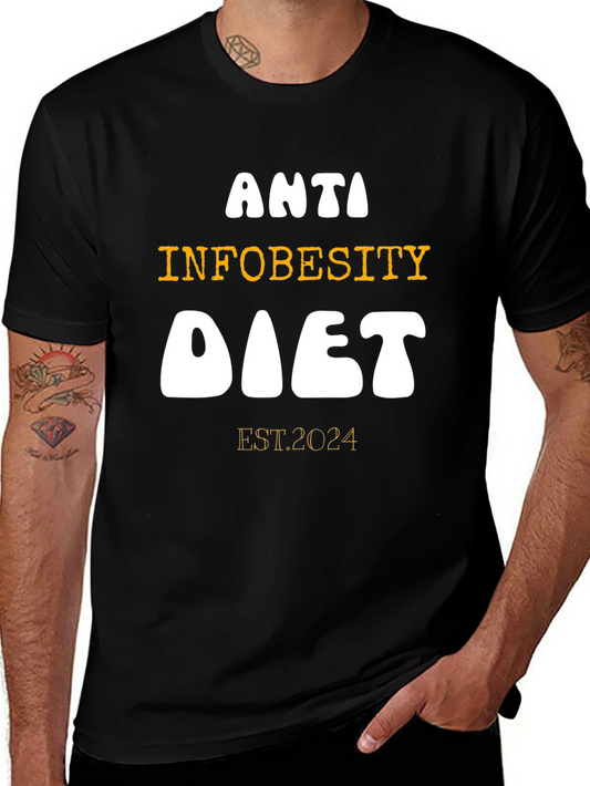 Anti-Infobesity Diet T-Shirt Est. 2024