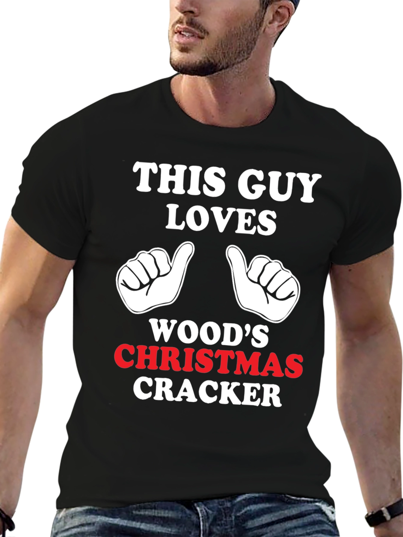 This Guy Loves Woods Christmas Cracker T-Shirt