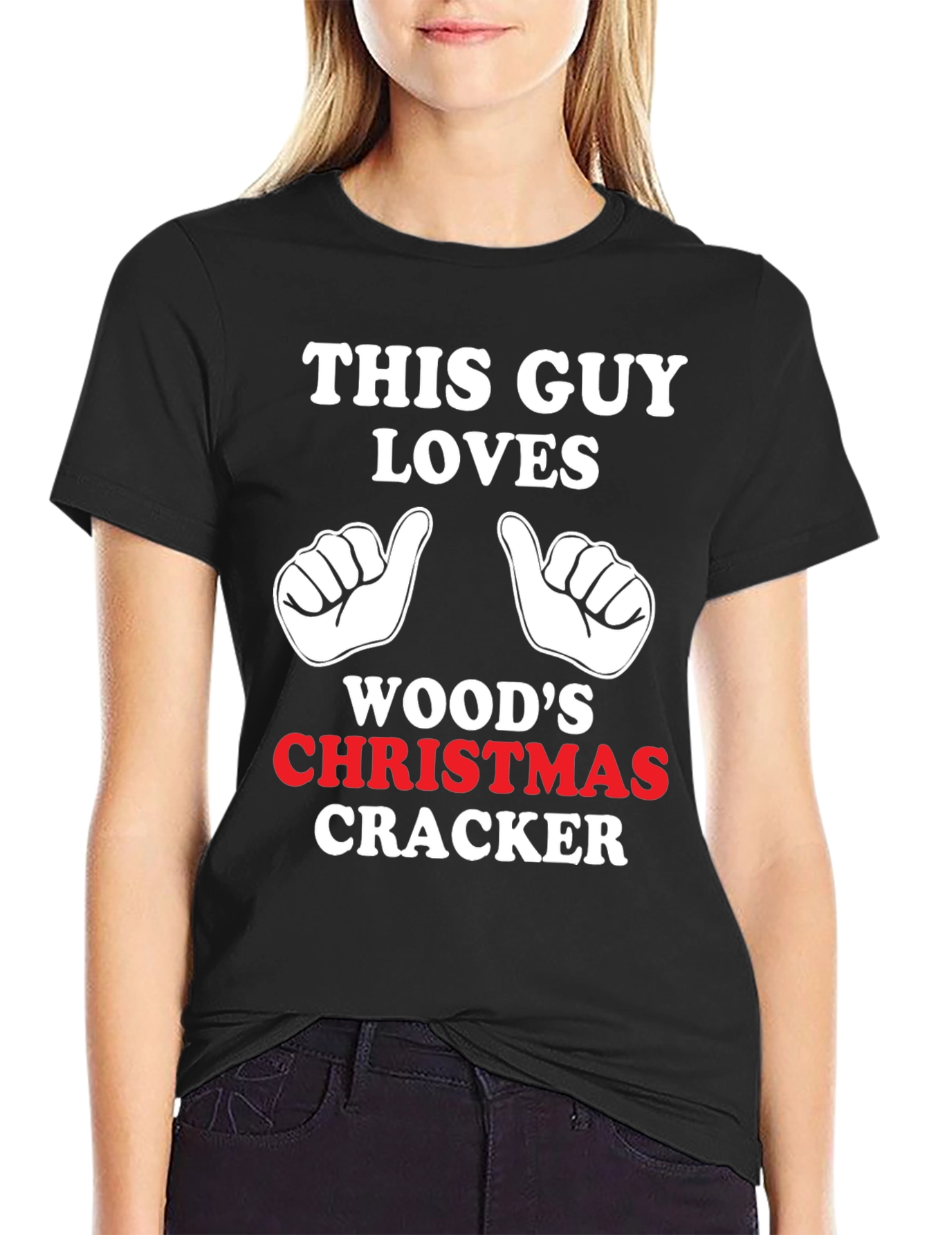 This Guy Loves Woods Christmas Cracker T-Shirt