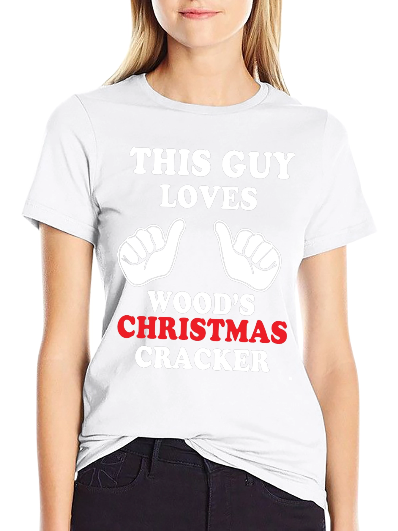 This Guy Loves Woods Christmas Cracker T-Shirt