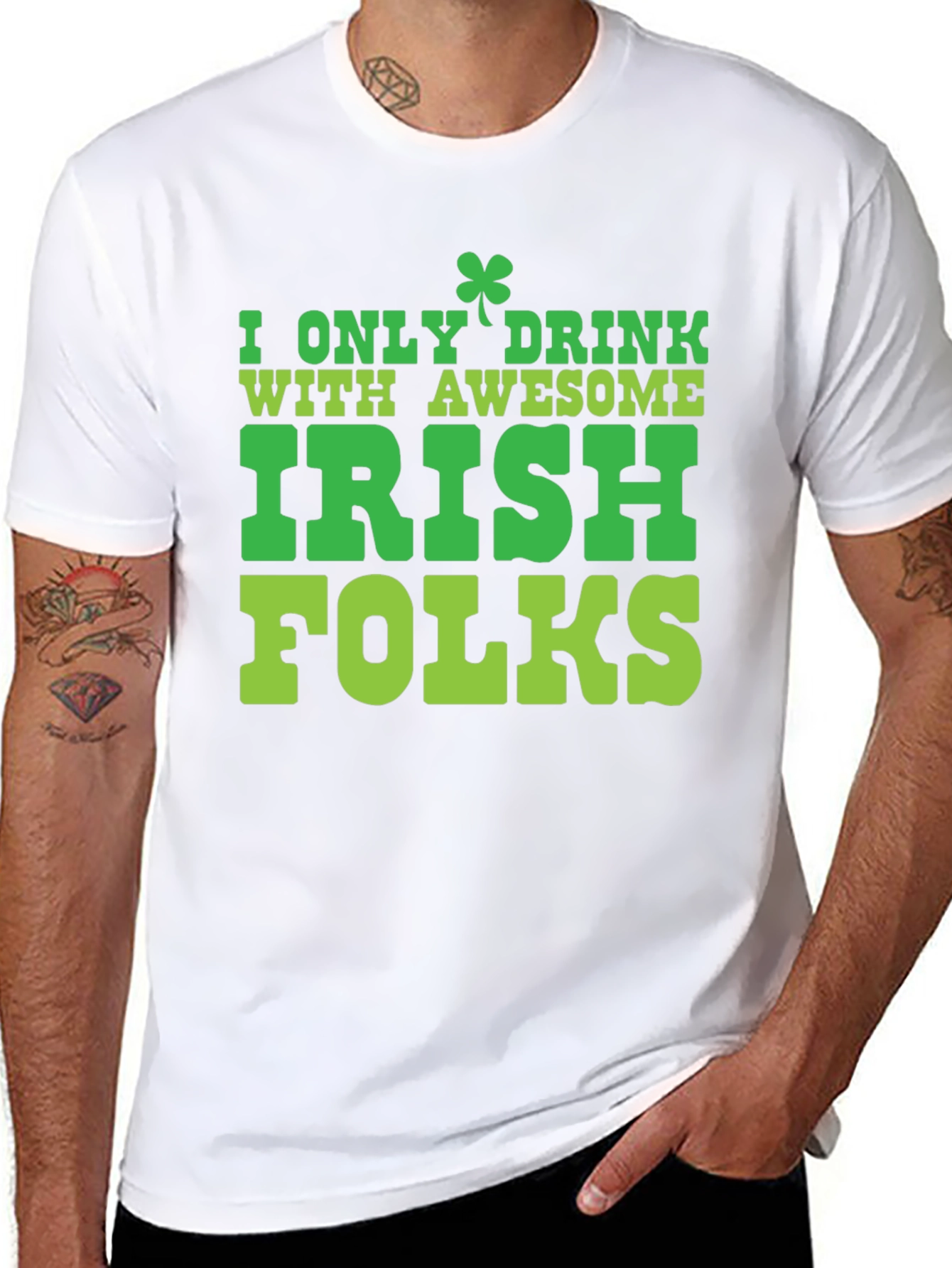 Awesome Irish Folks Graphic T-Shirt