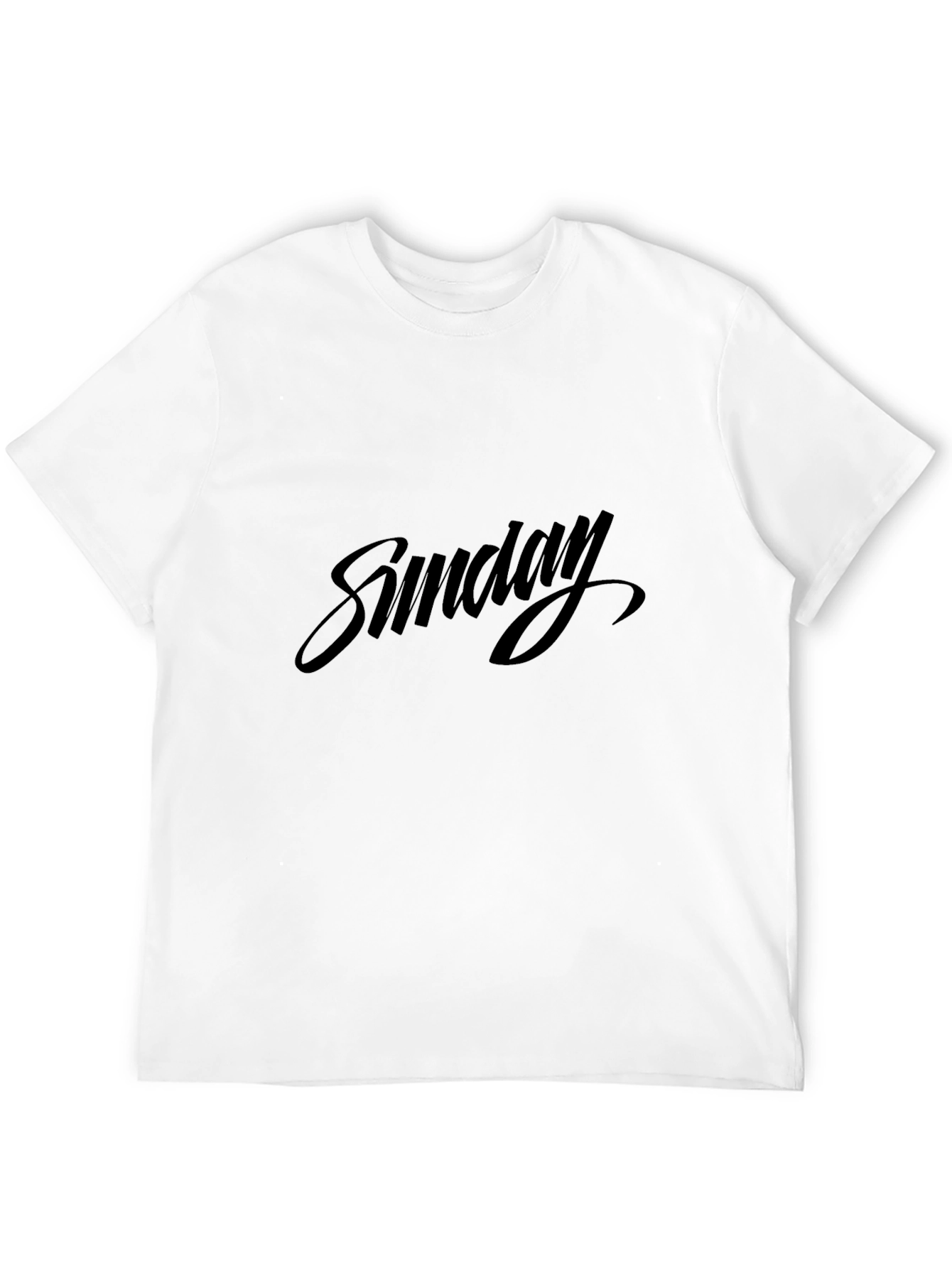 Sunday Black Graphic Tee
