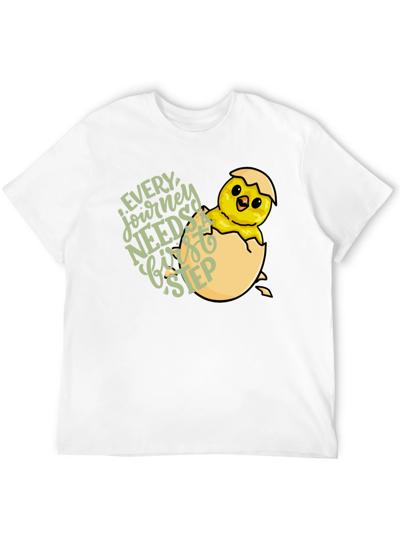 Every Journey Needs a First Step Chick T-Shirt