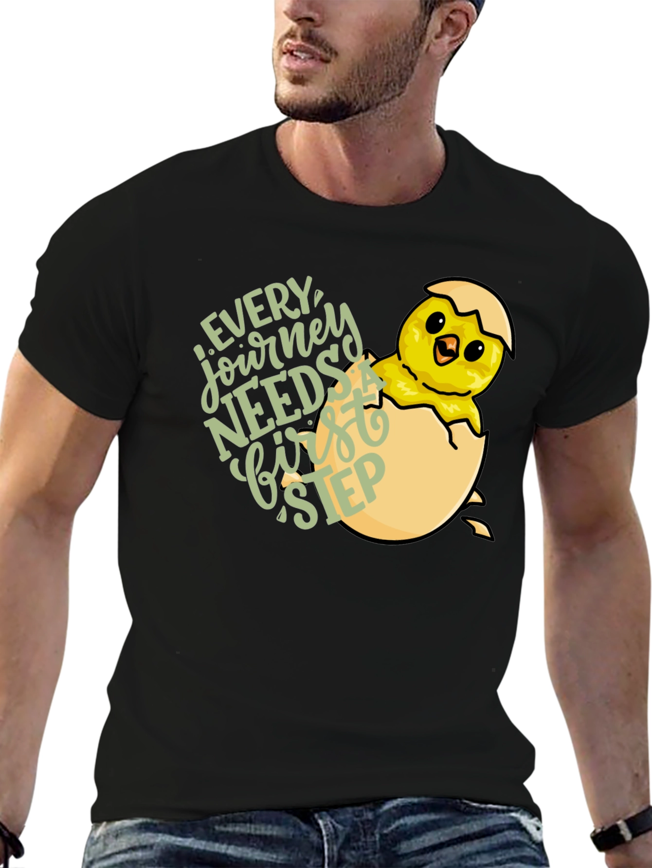 Every Journey Needs a First Step Chick T-Shirt