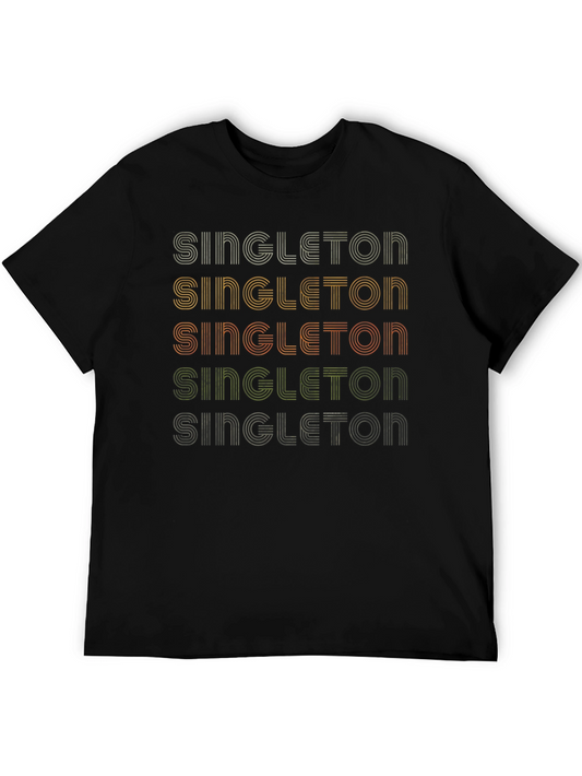 Retro Singleton Graphic Tee - Cool Single Pride Shirt