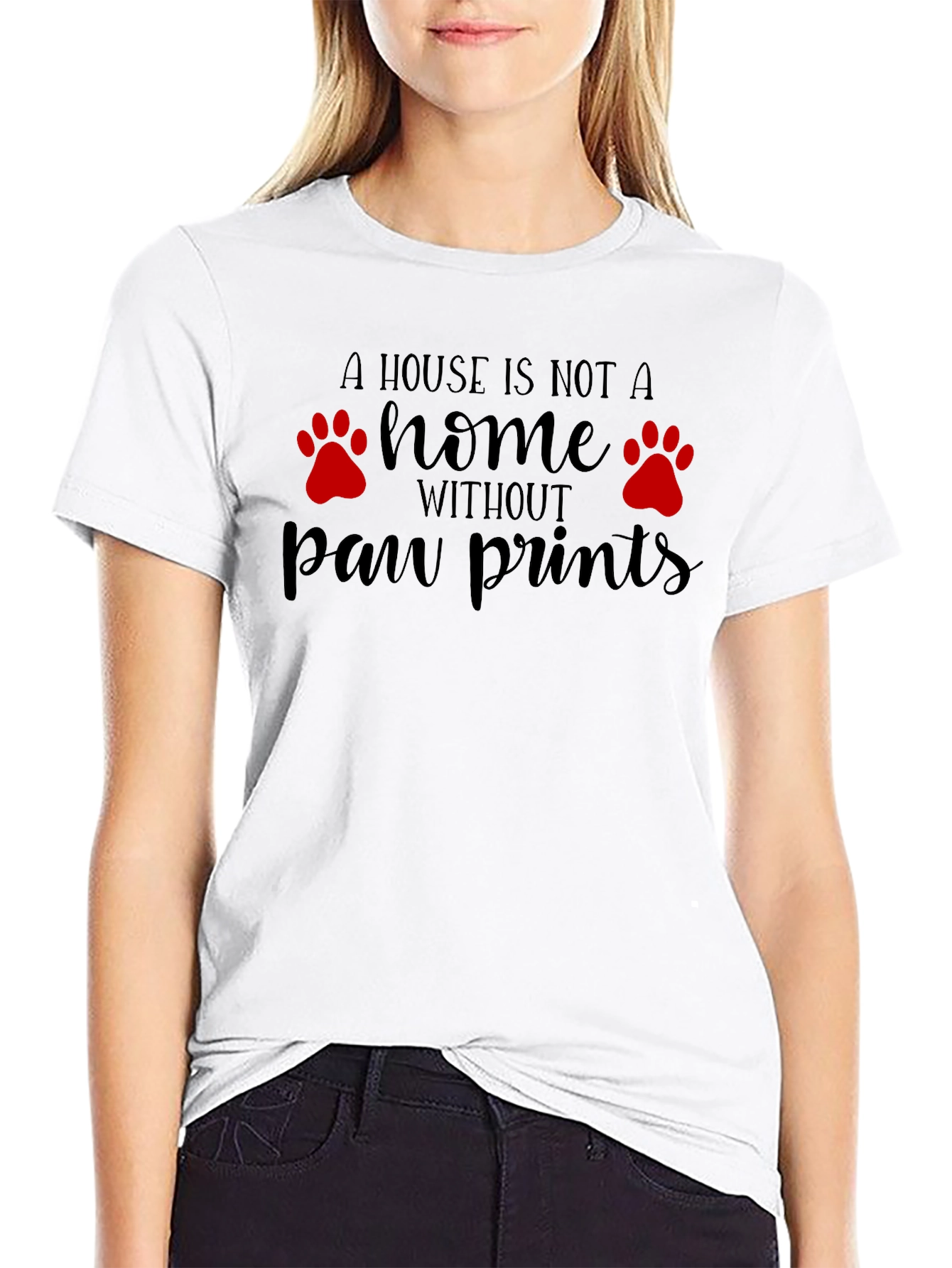 Paw Prints Home T-Shirt