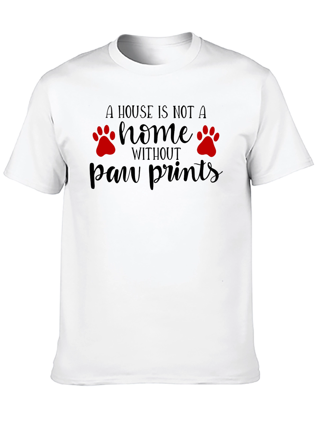 Paw Prints Home T-Shirt