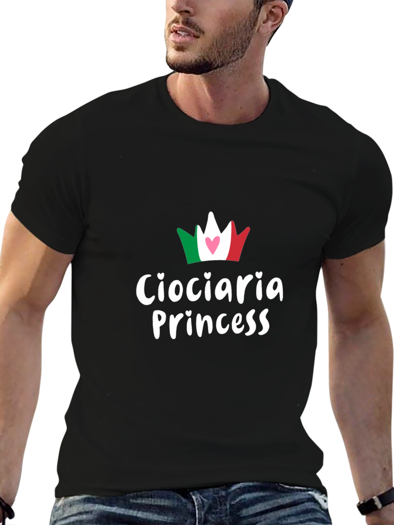 Ciociaria Princess Graphic T-Shirt - Italian Pride Tee