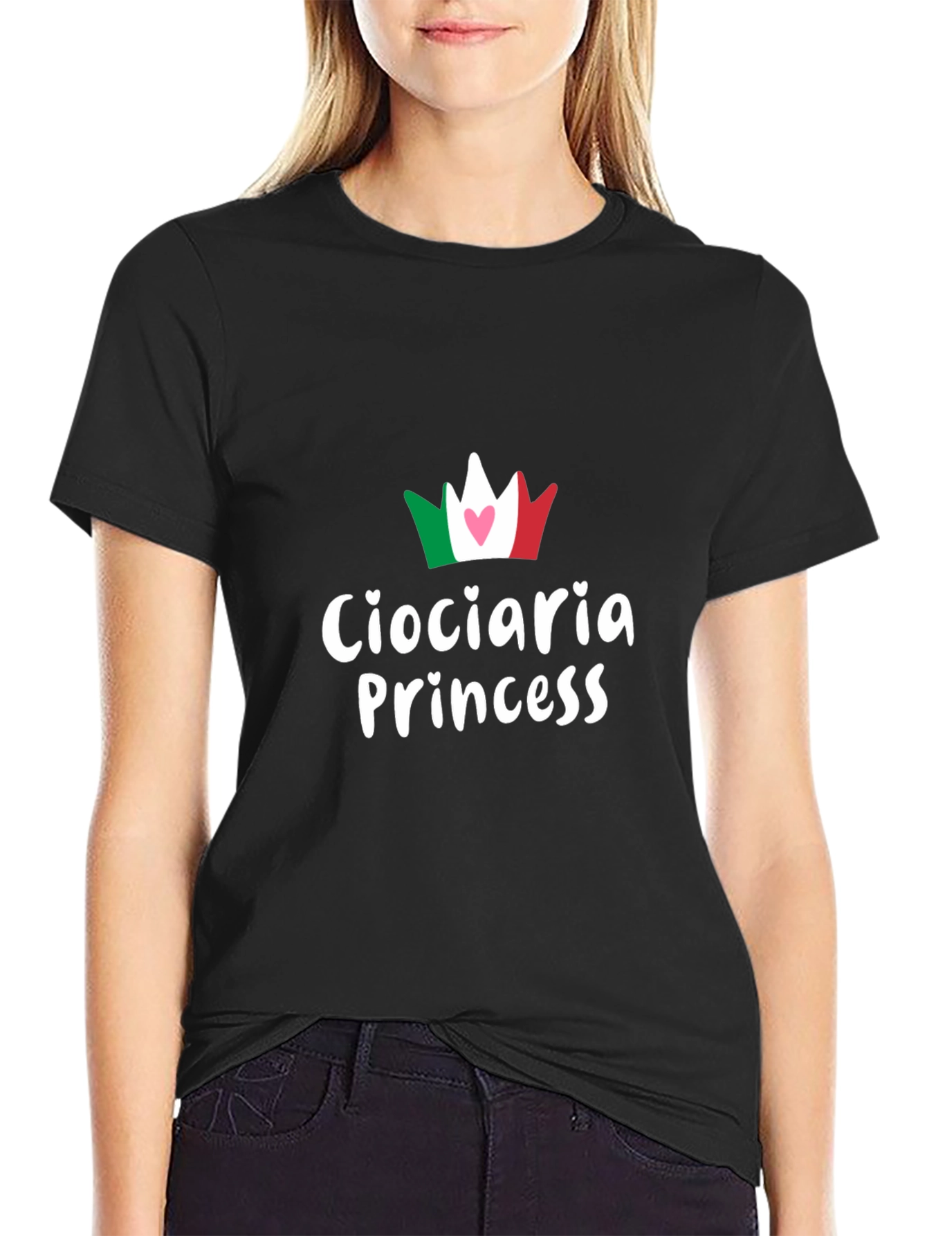 Ciociaria Princess Graphic T-Shirt - Italian Pride Tee