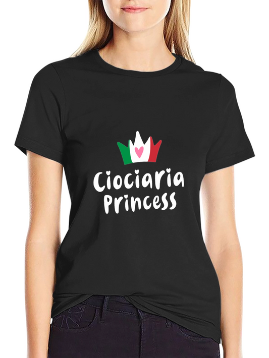 Ciociaria Princess Graphic T-Shirt - Italian Pride Tee