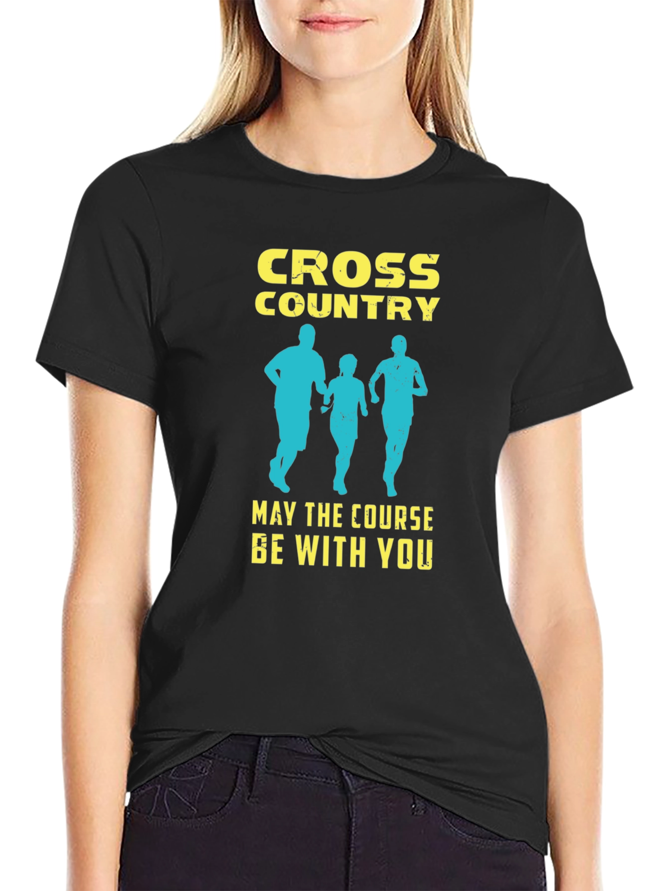 Cross Country Running Graphic T-Shirt
