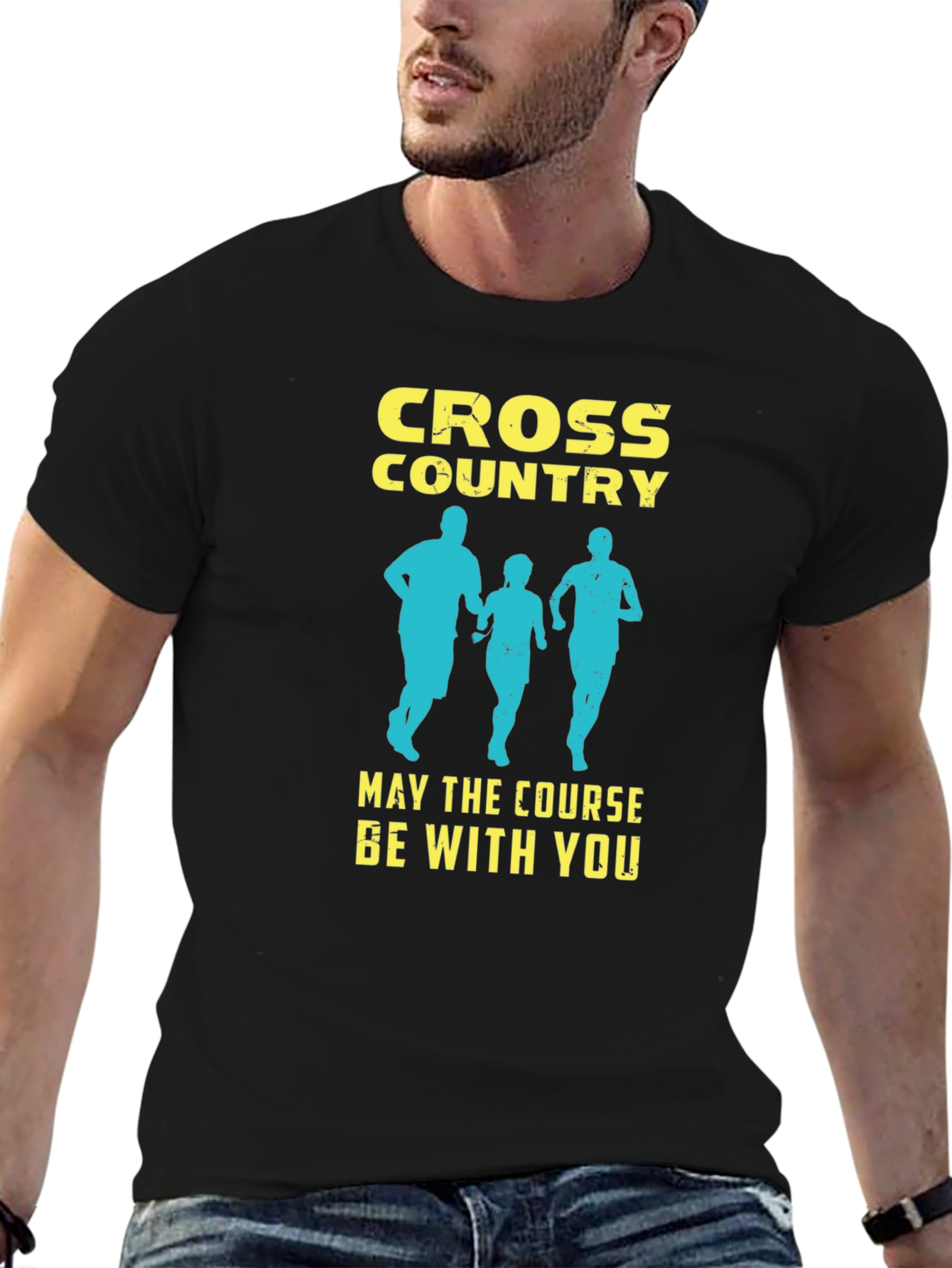 Cross Country Running Graphic T-Shirt