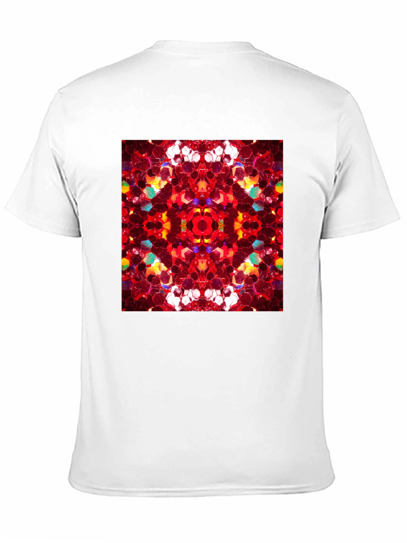Kaleidoscope Pattern Black Tee