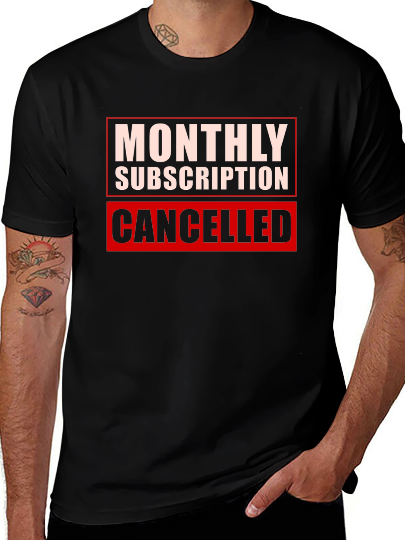 Monthly Subscription Canceled Graphic Tee