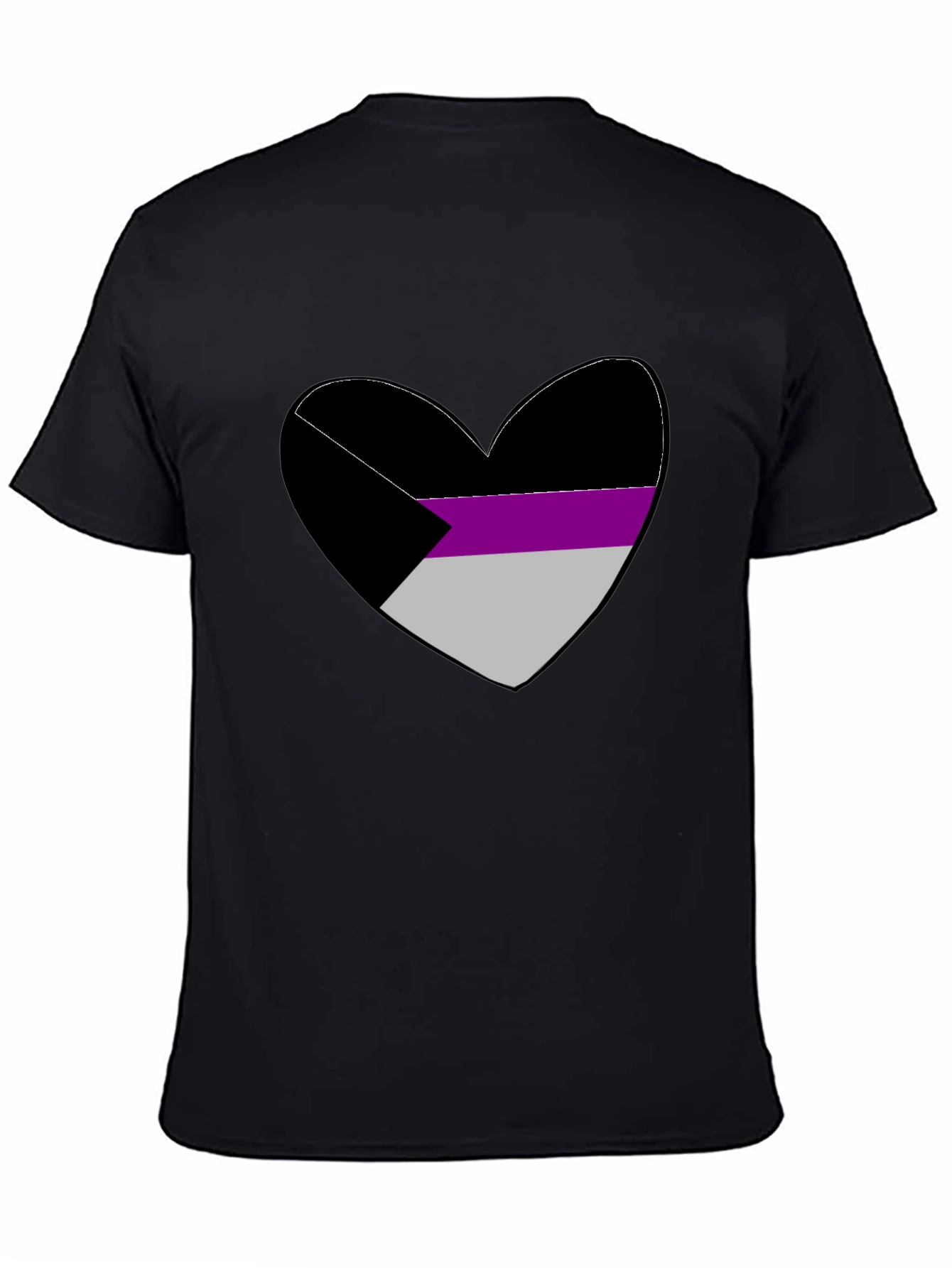 Demisexual Pride Heart Graphic Tee