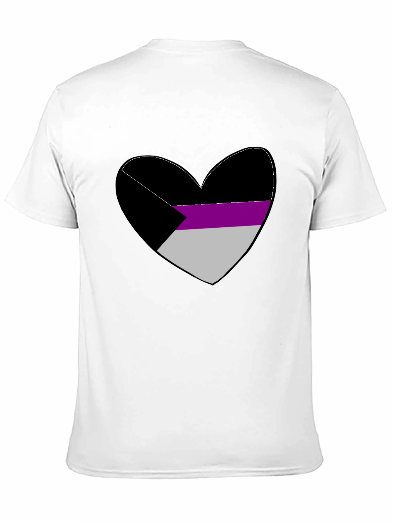 Demisexual Pride Heart Graphic Tee