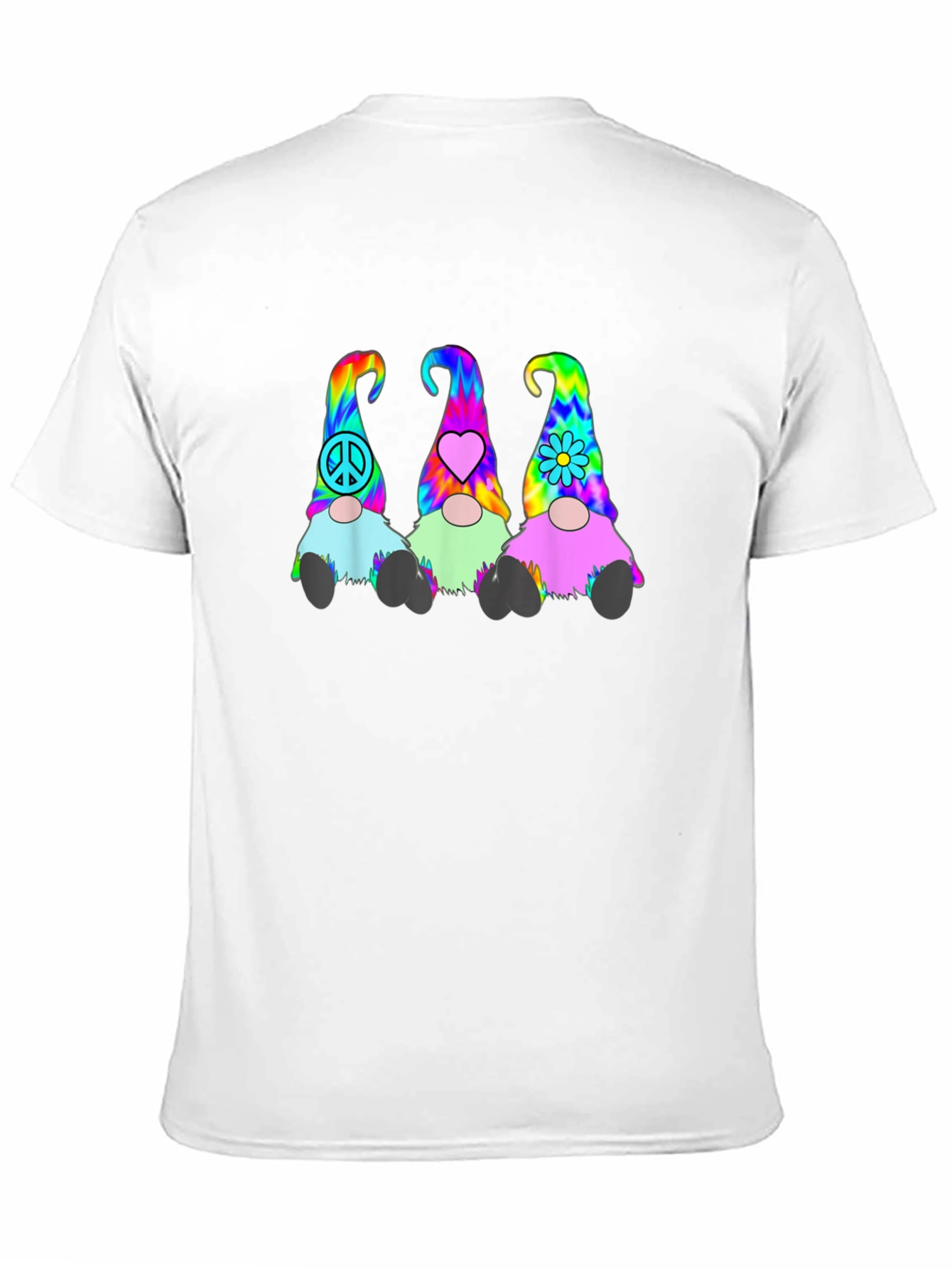 Tie-Dye Gnome Graphic T-Shirt