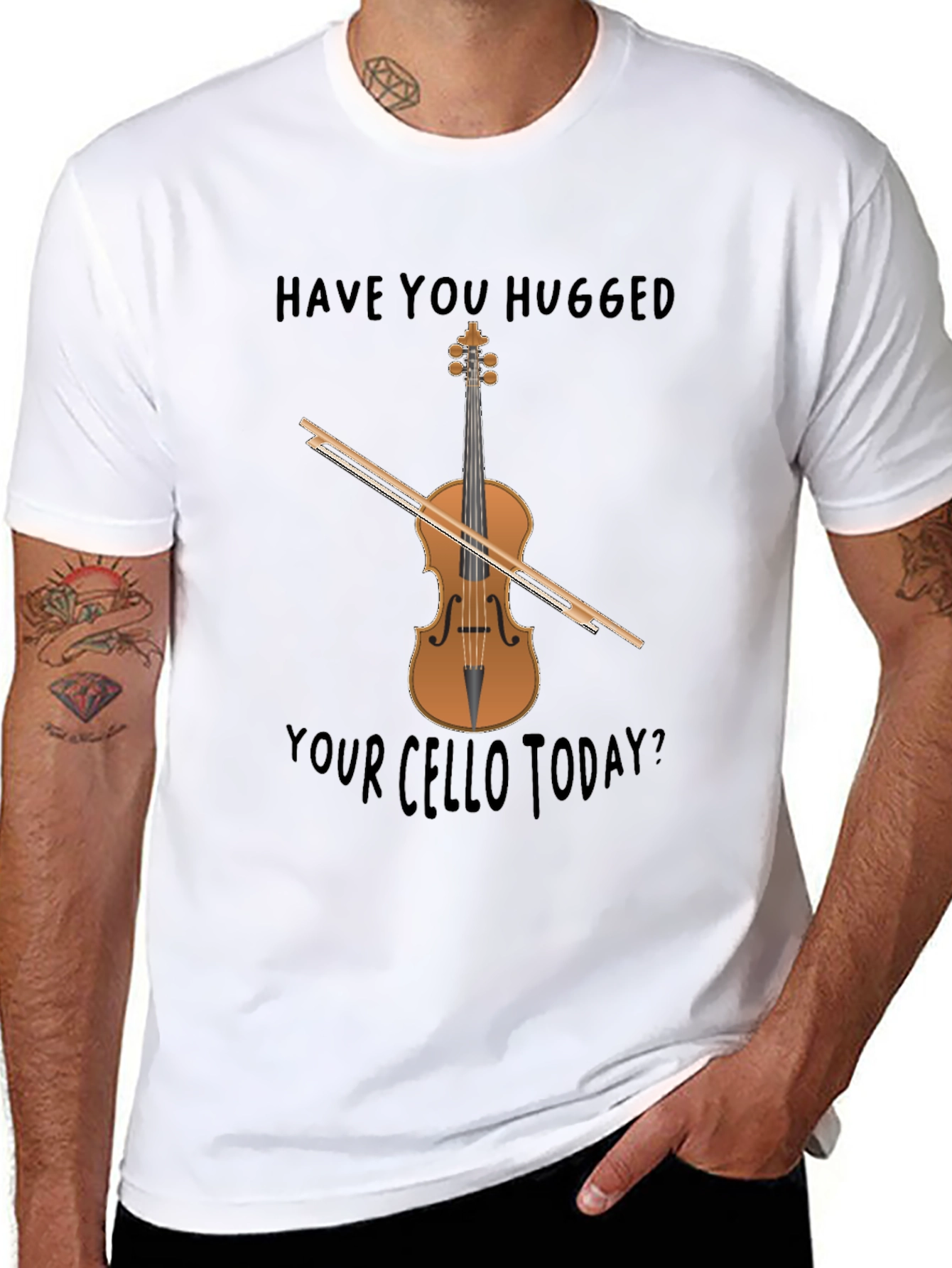 Have You Hugged Your Cello Today? T-Shirt