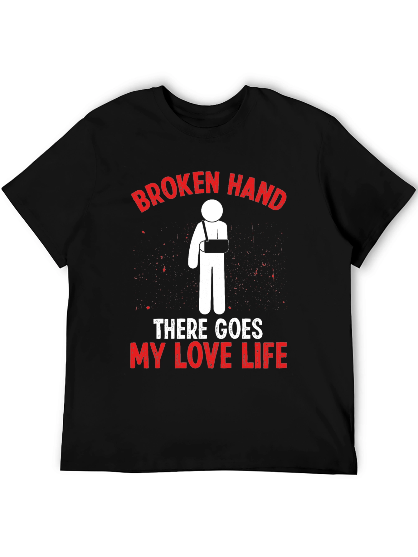 Broken Hand Love Life Graphic T-Shirt