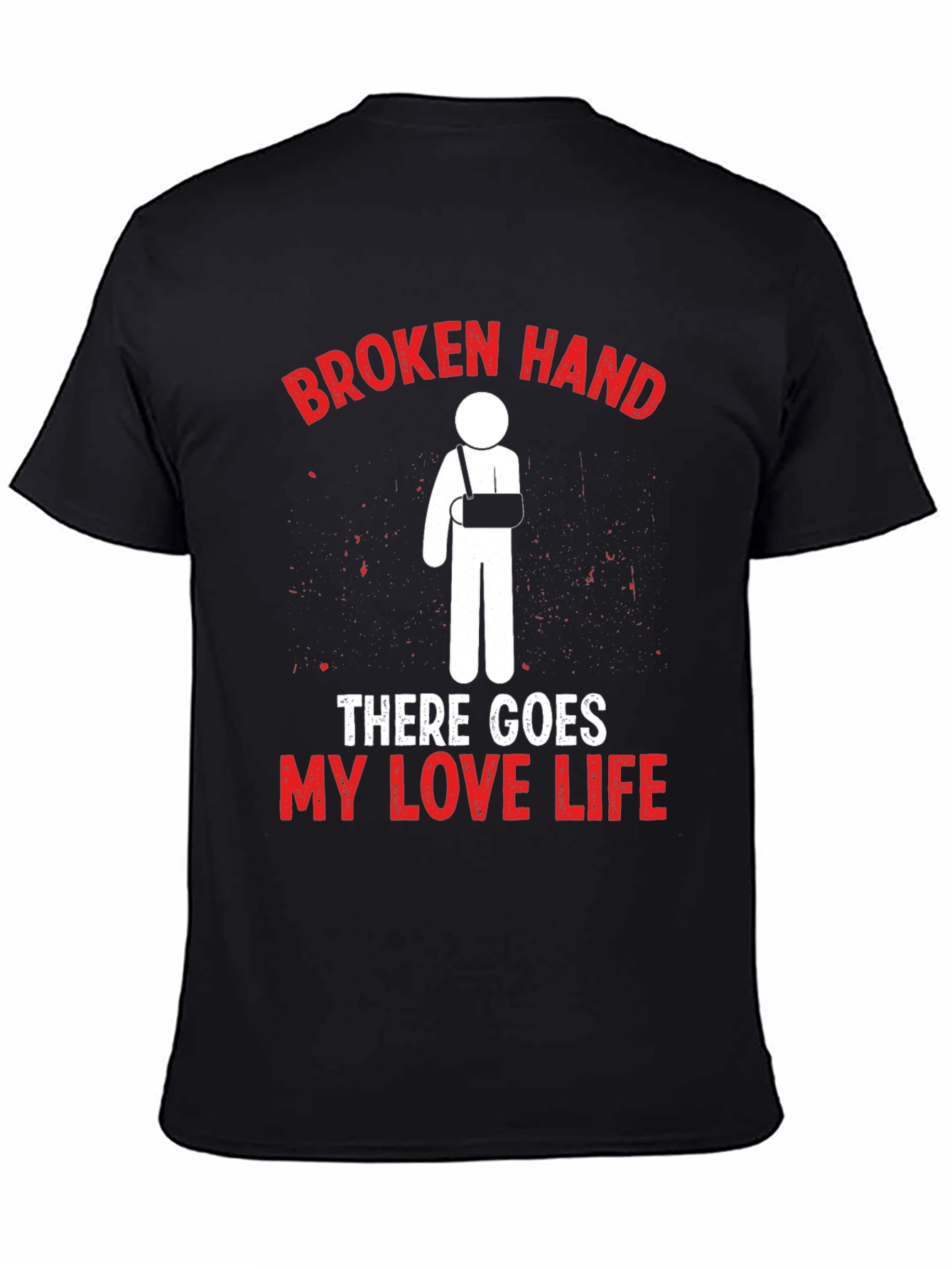 Broken Hand Love Life Graphic T-Shirt