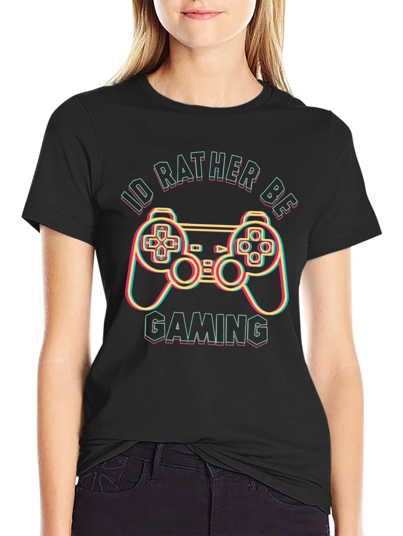 Id Rather Be Gaming T-Shirt - Gamer Gift