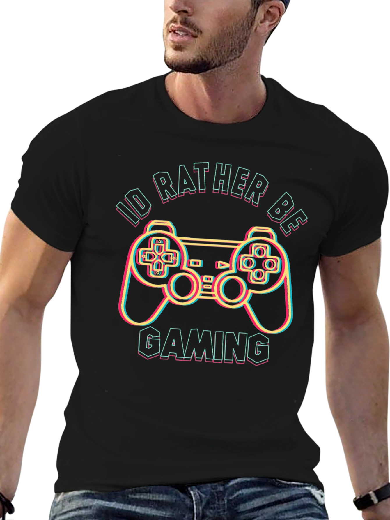 Id Rather Be Gaming T-Shirt - Gamer Gift