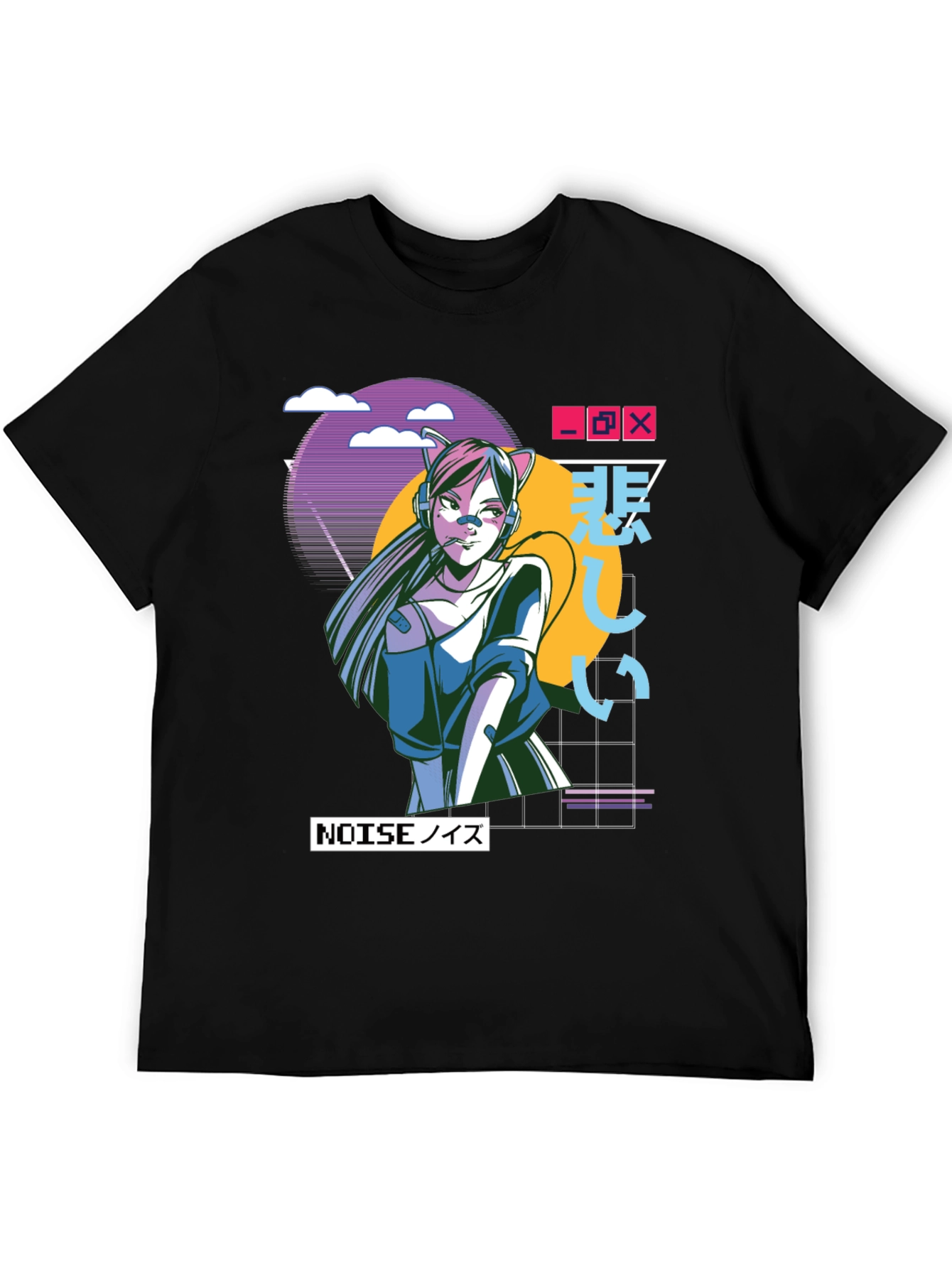 Anime Girl Graphic T-Shirt - Urban Style