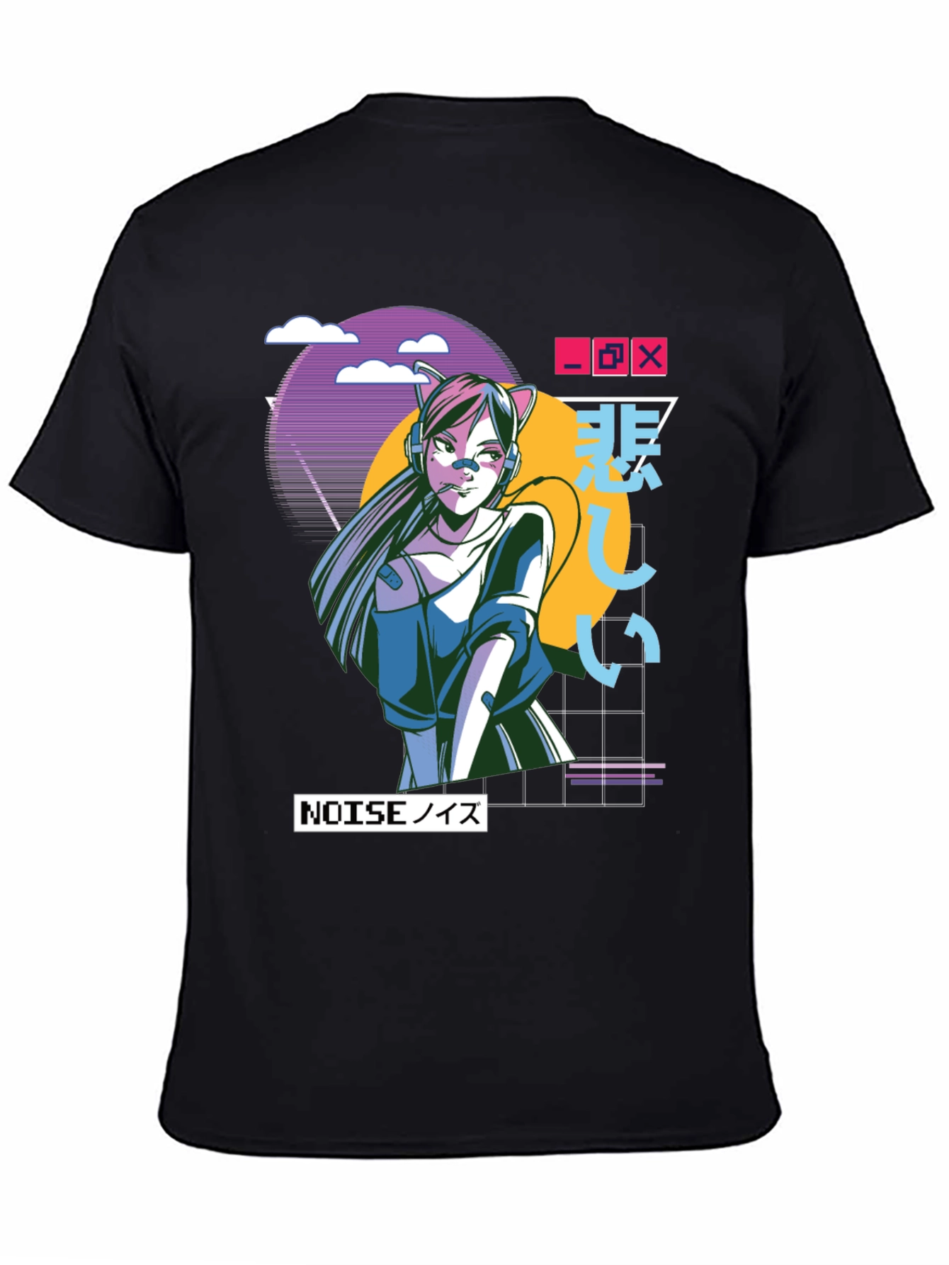 Anime Girl Graphic T-Shirt - Urban Style