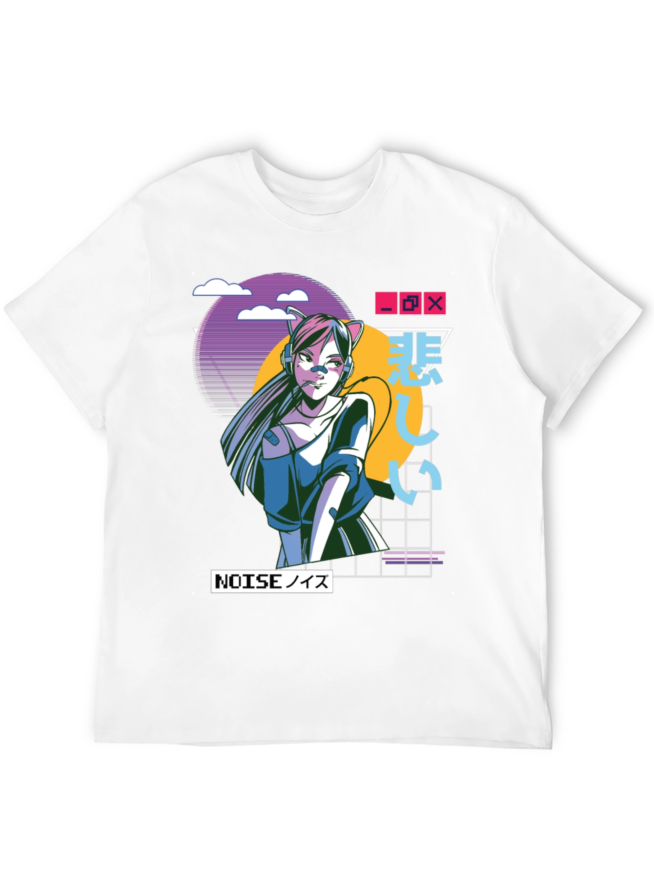 Anime Girl Graphic T-Shirt - Urban Style