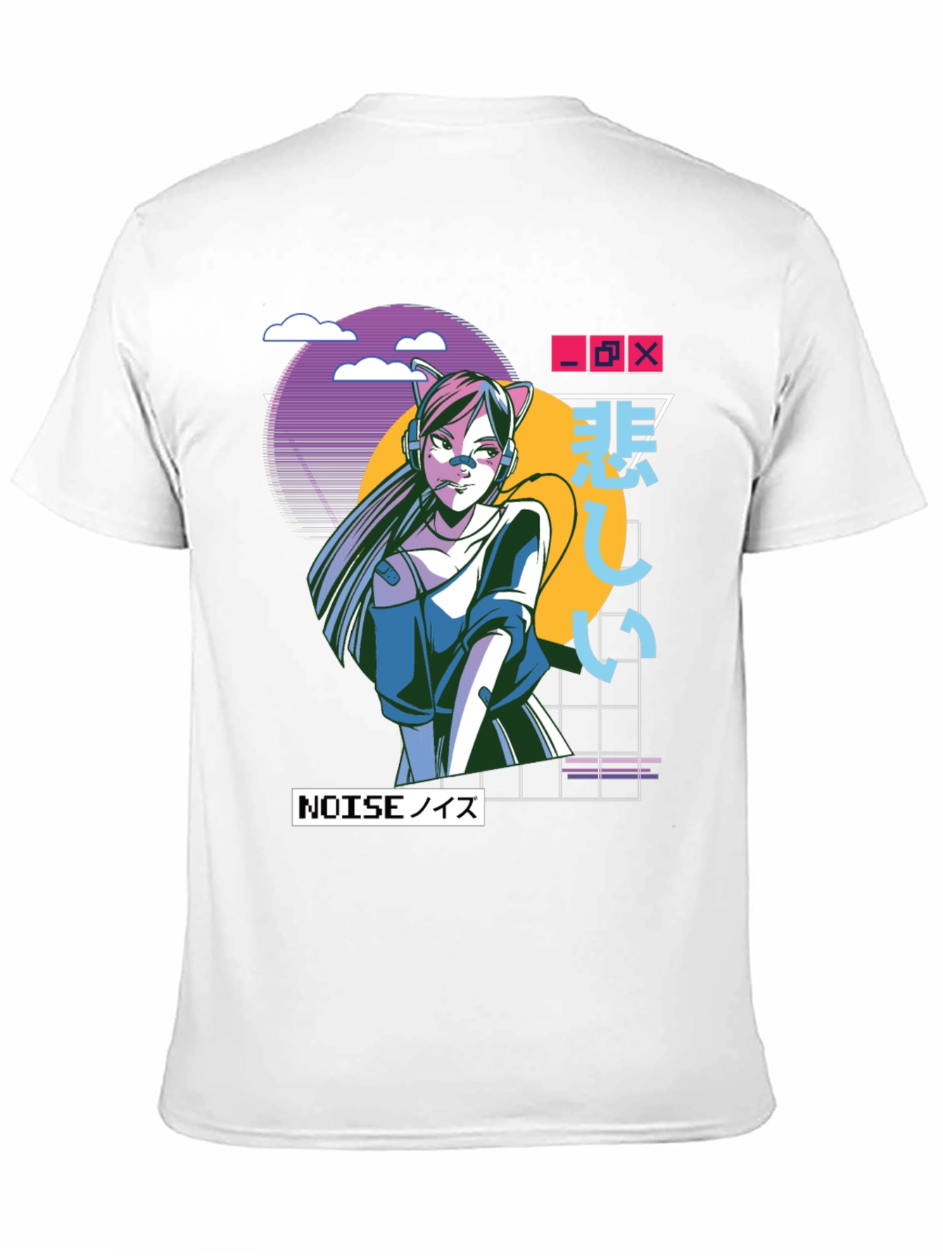 Anime Girl Graphic T-Shirt - Urban Style