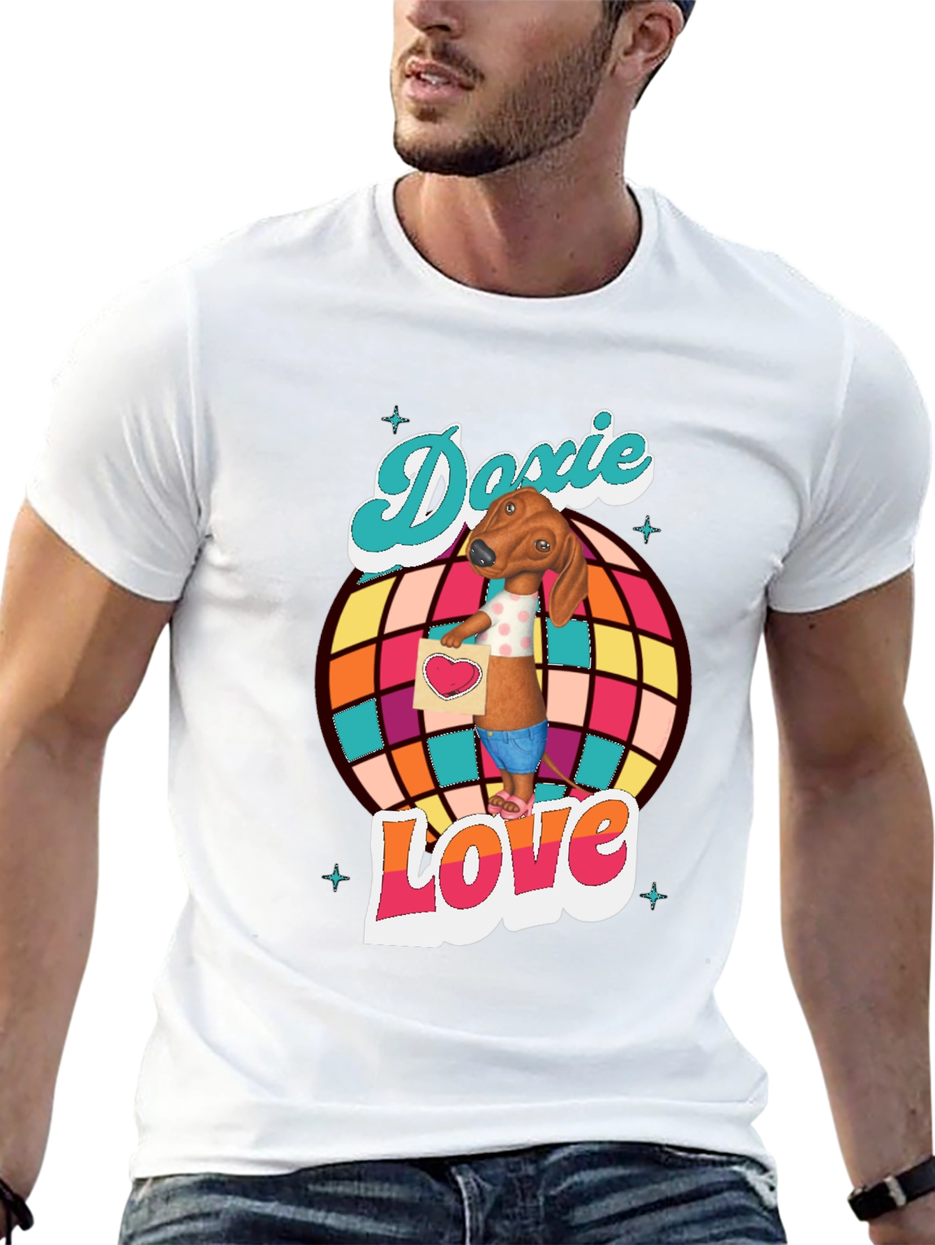 Doxie Love Graphic T-Shirt