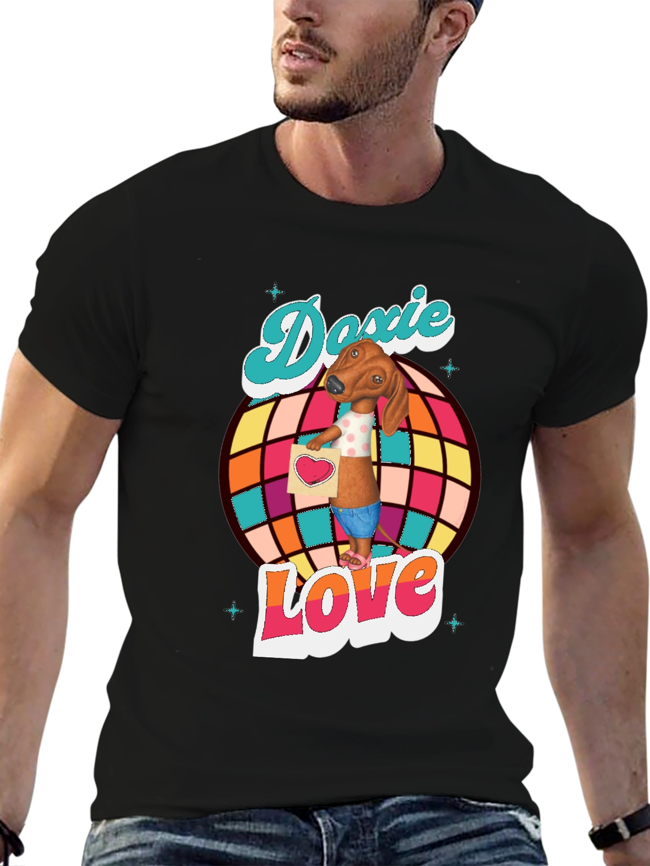 Doxie Love Graphic T-Shirt
