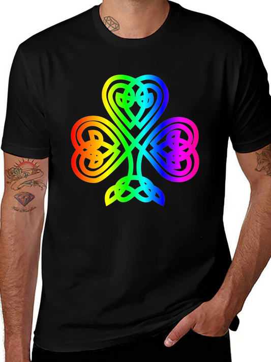 Rainbow Shamrock T-Shirt - Lucky Irish Pride