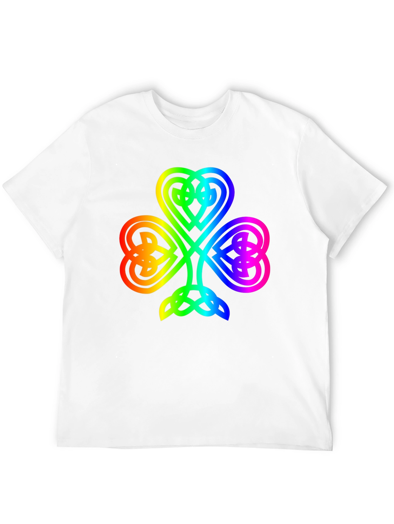 Rainbow Shamrock T-Shirt - Lucky Irish Pride