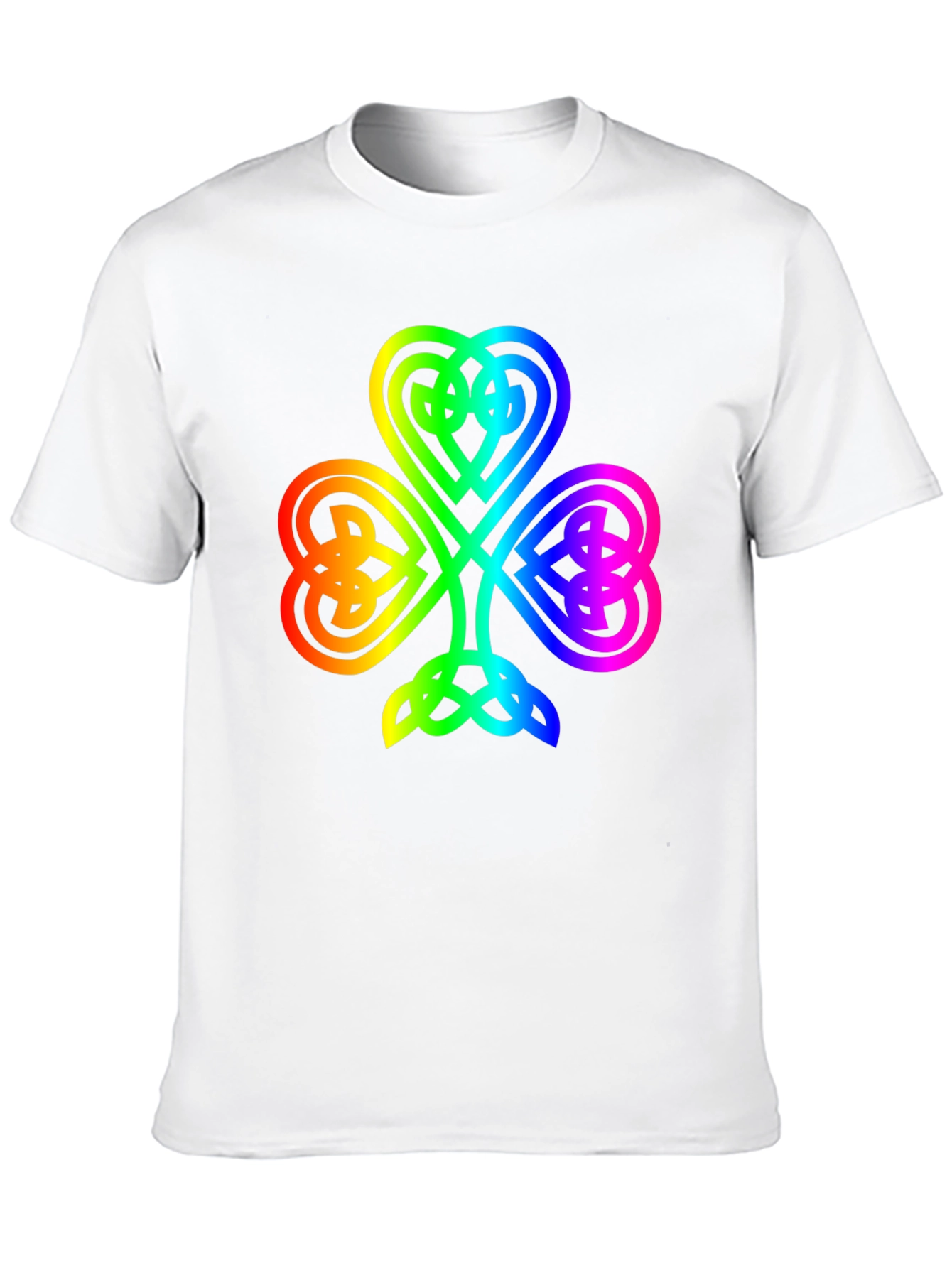 Rainbow Shamrock T-Shirt - Lucky Irish Pride