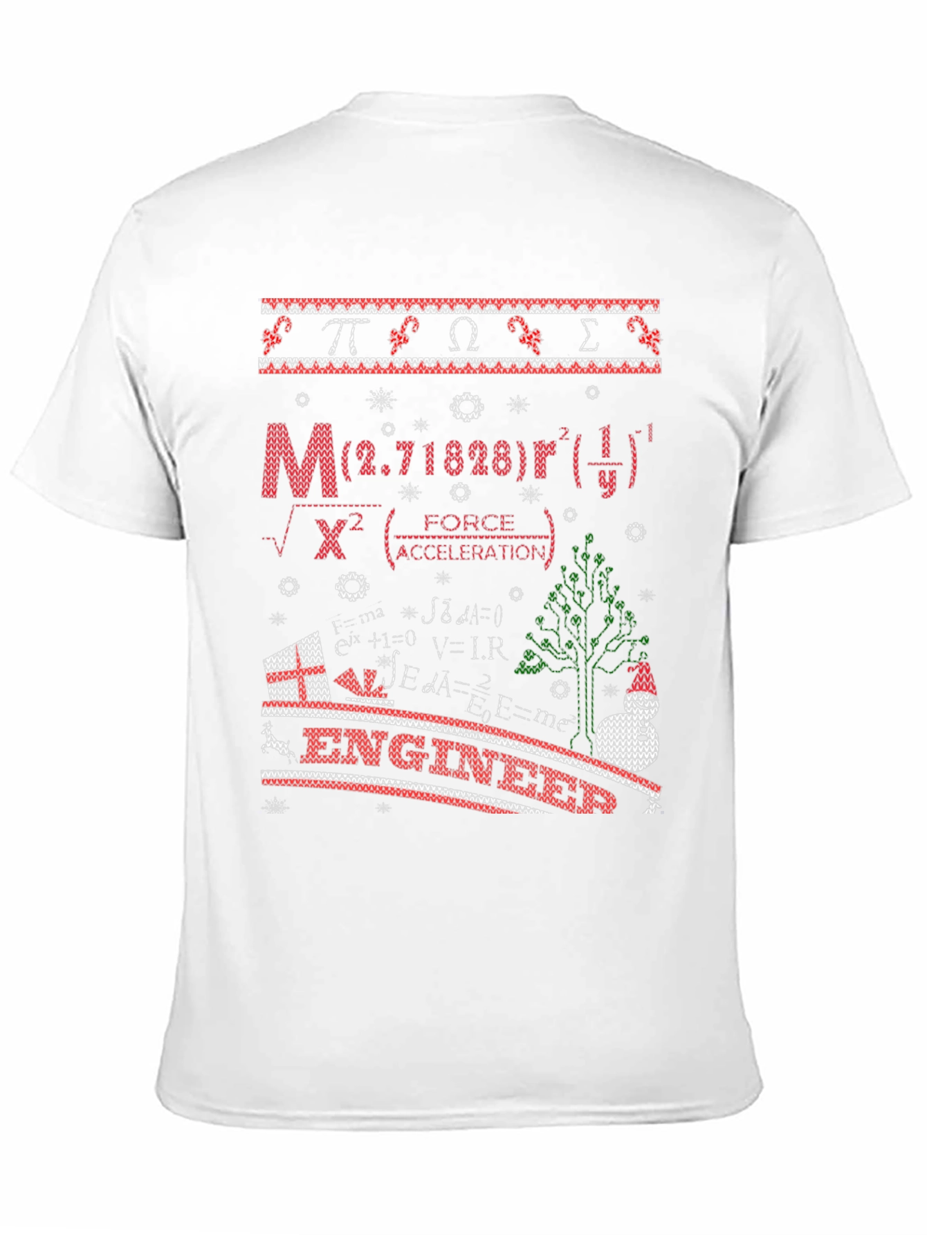 Engineer Ugly Christmas Sweater T-Shirt