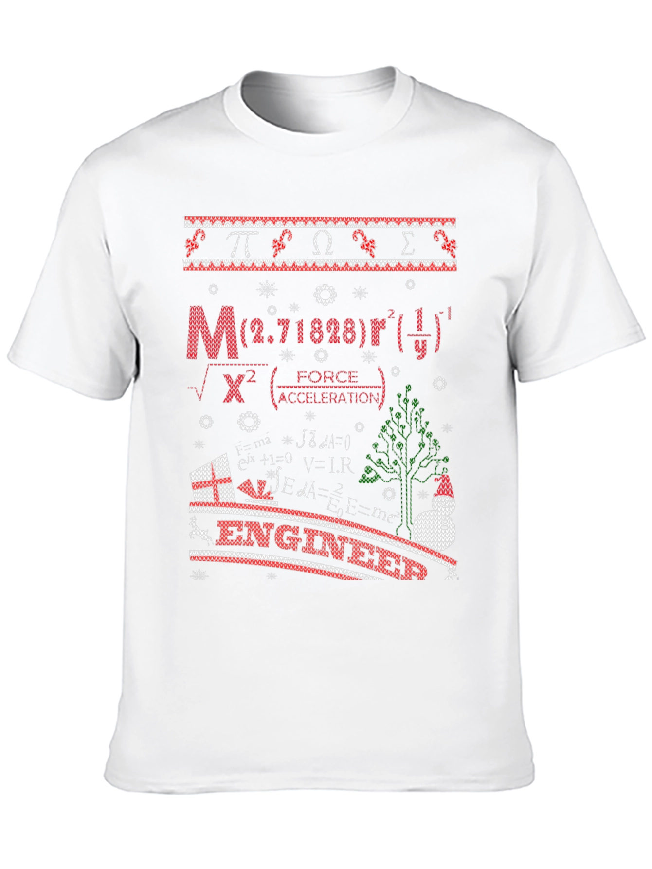 Engineer Ugly Christmas Sweater T-Shirt