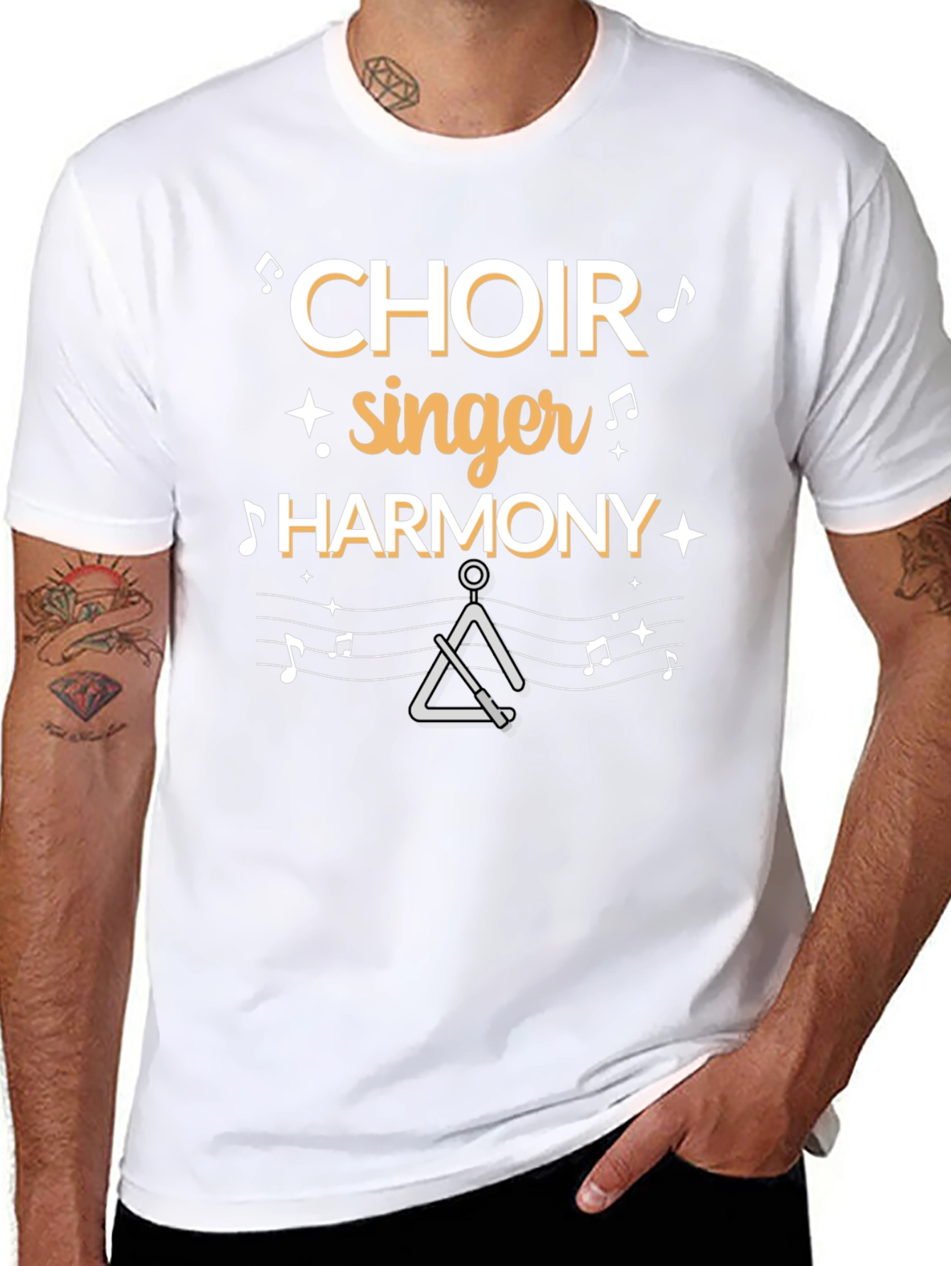 Choir Singer Harmony T-Shirt - Music Lover Tee