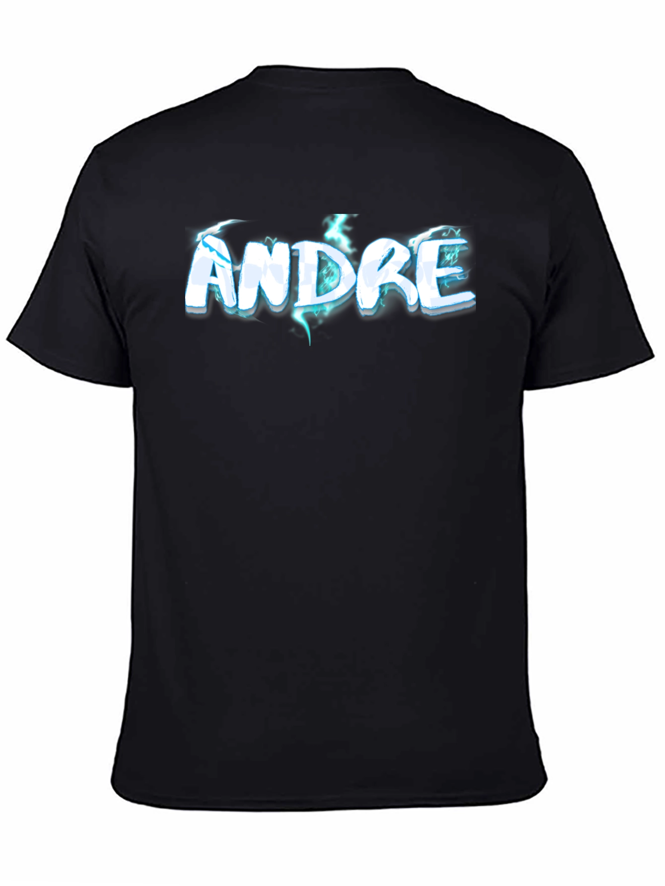 Andre Graphic Tee - Black Cotton