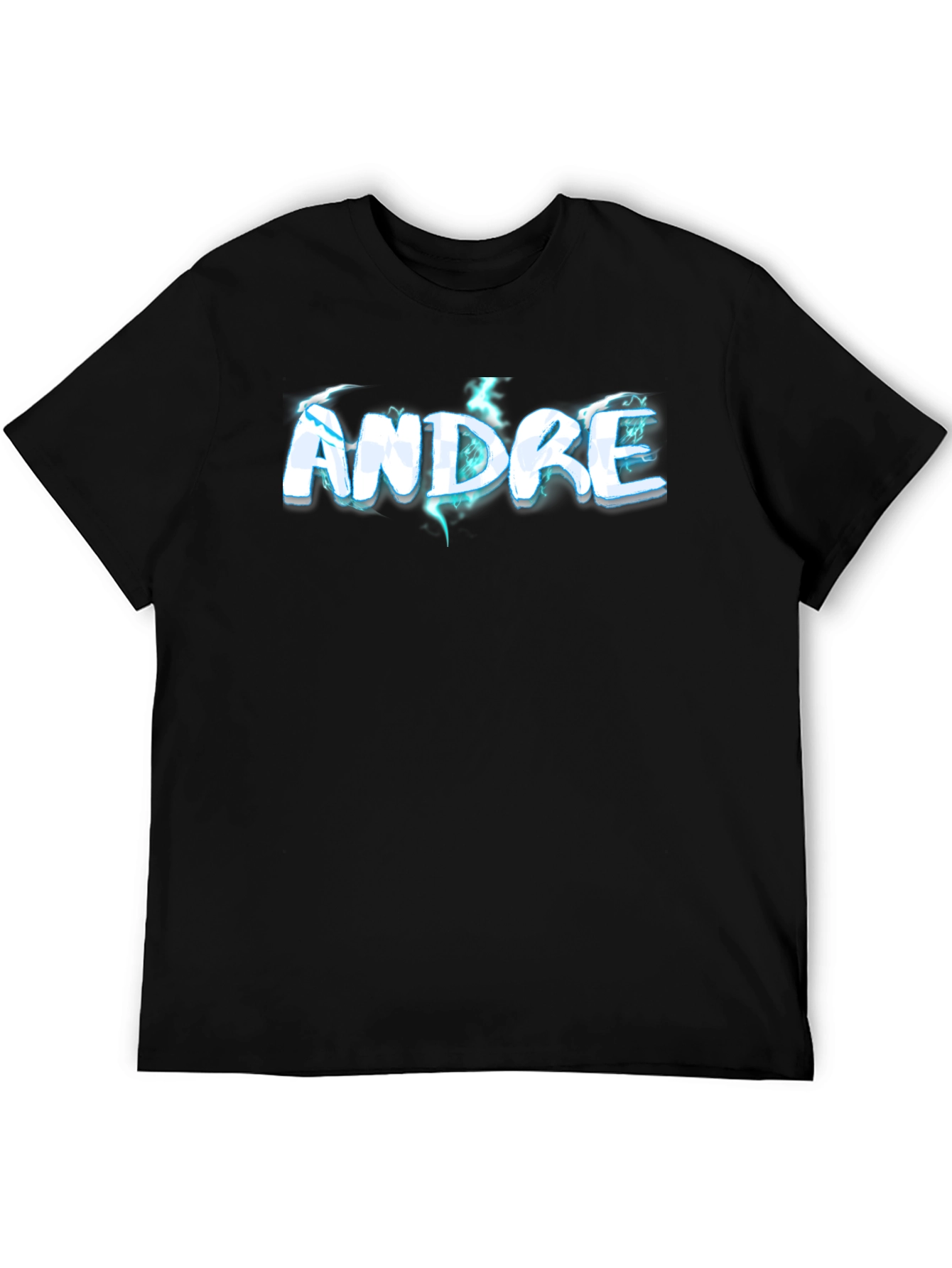 Andre Graphic Tee - Black Cotton