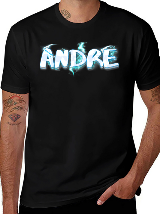 Andre Graphic Tee - Black Cotton