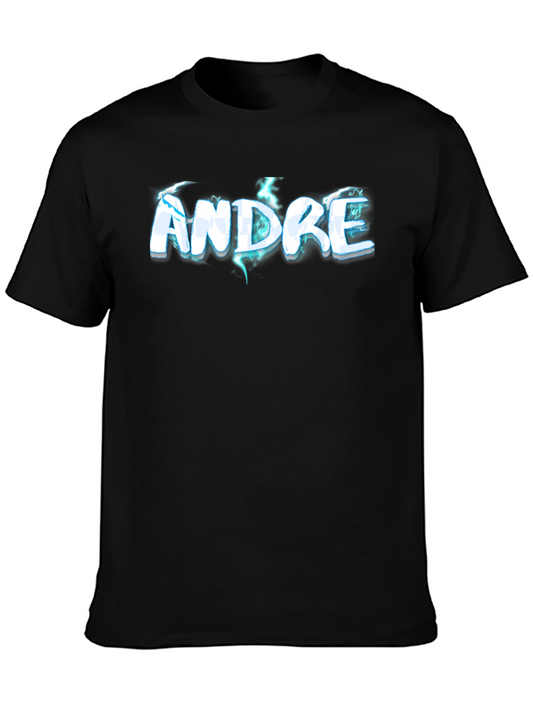 Andre Graphic Tee - Black Cotton
