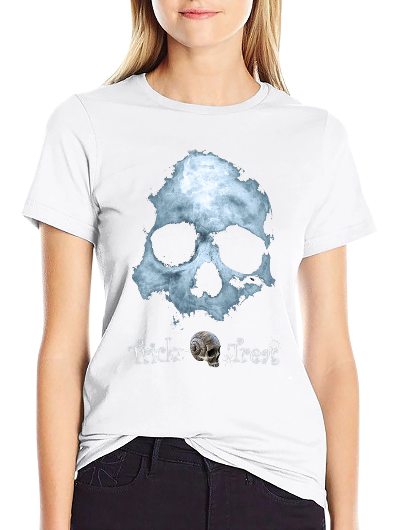 Skull Trick or Treat Graphic Tee