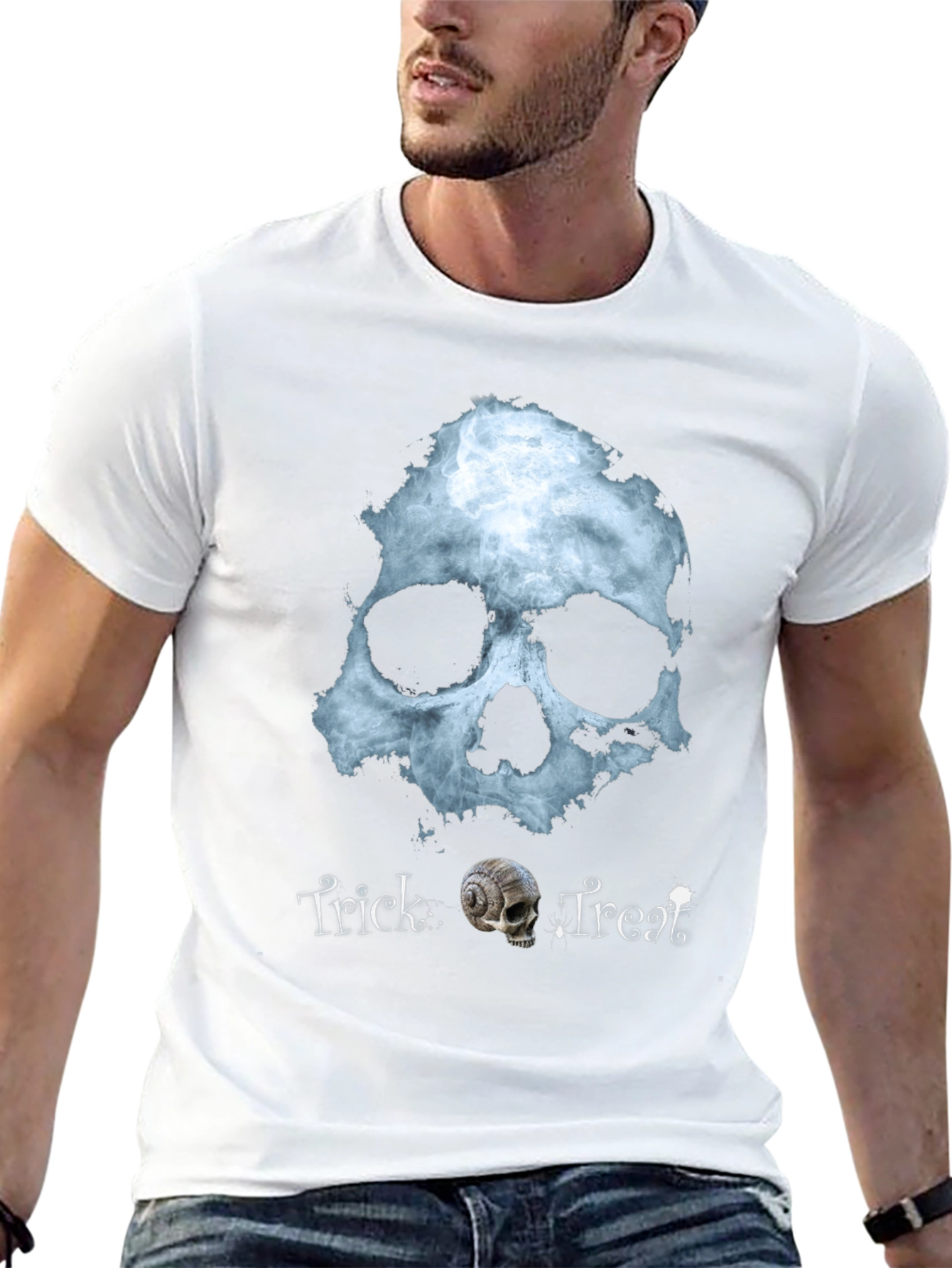 Skull Trick or Treat Graphic Tee