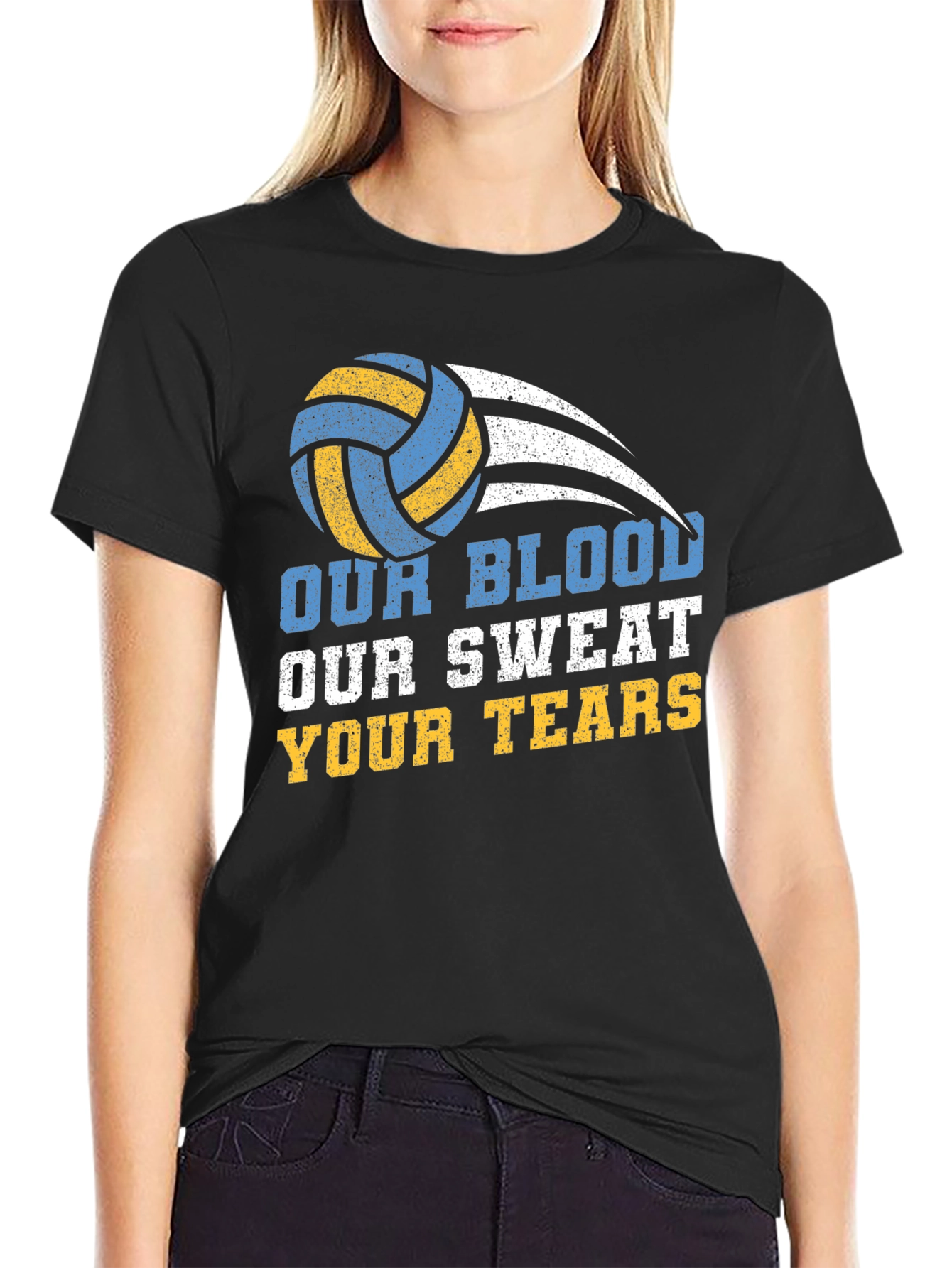 Volleyball T-Shirt - Our Blood Sweat Your Tears