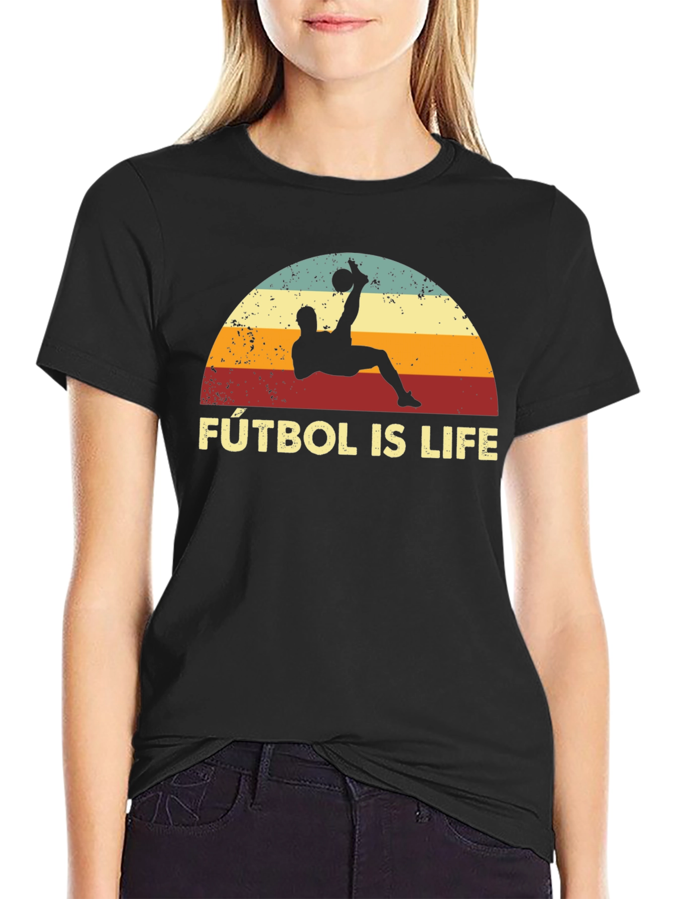 Fútbol Is Life Graphic T-Shirt